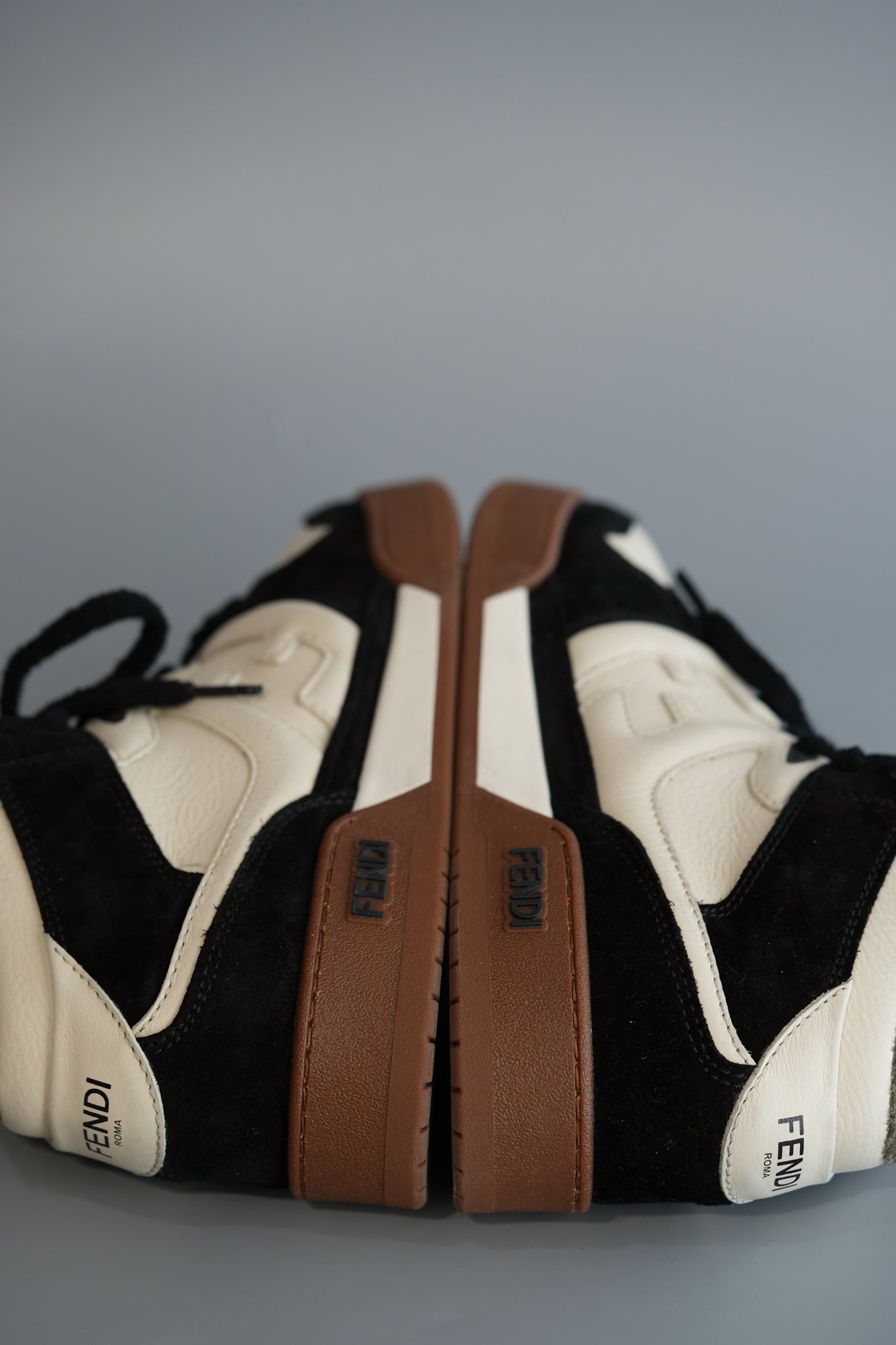 Match Mid Cut White Leather Sneakers | Purse Maison Luxury Bags Shop