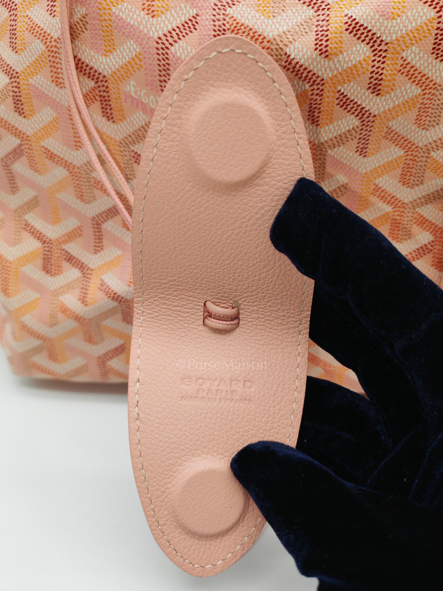 Goyard saint louis tote powder pink