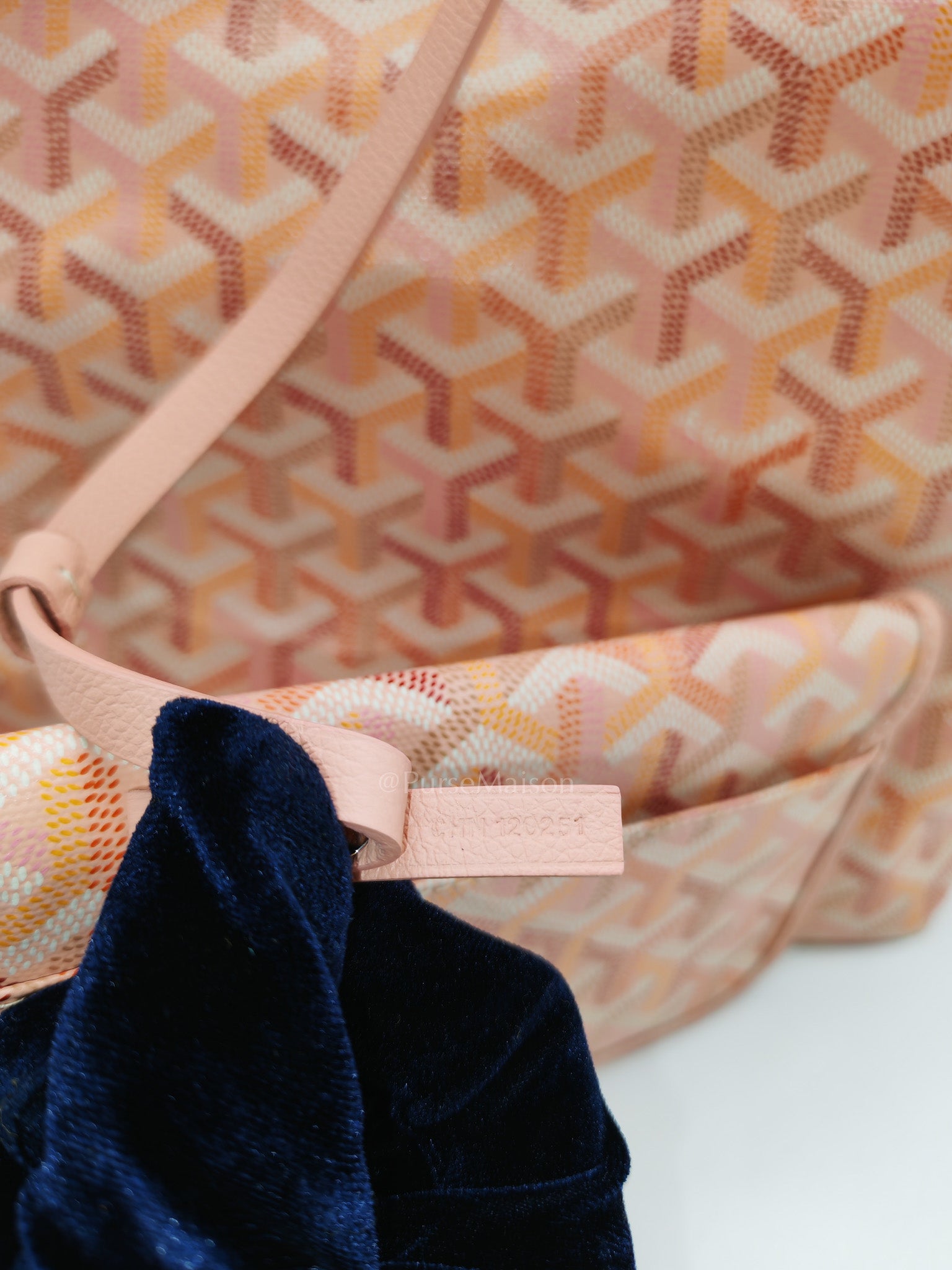 Goyard saint louis tote powder pink