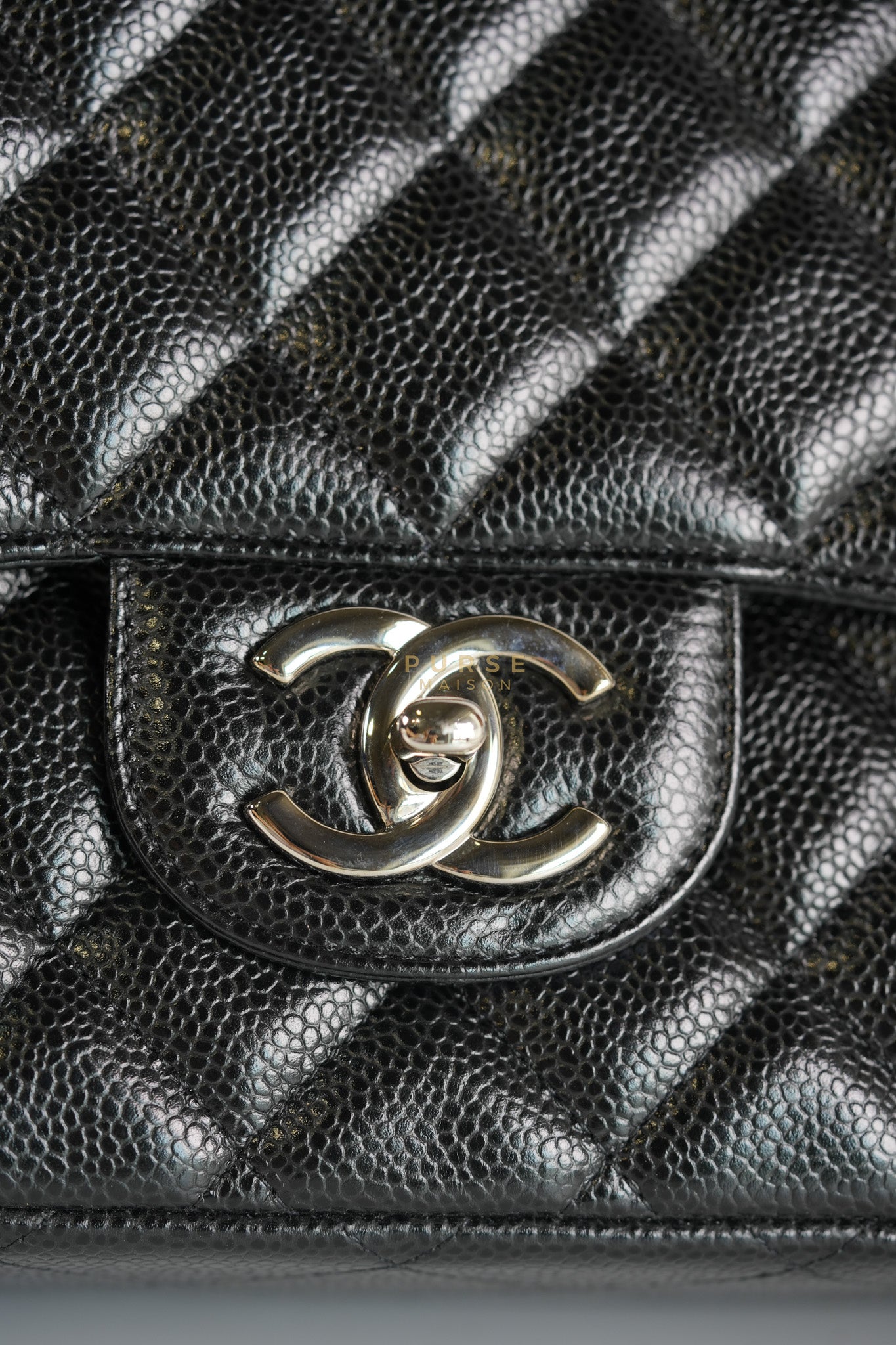 Maxi Black Silver Series 23 | Purse Maison Luxury Bags Shop