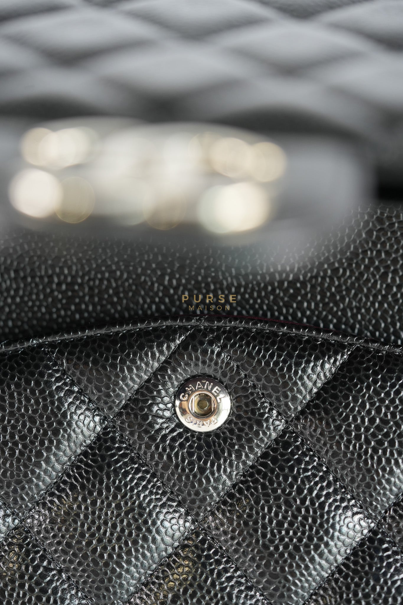 Maxi Black Silver Series 23 | Purse Maison Luxury Bags Shop