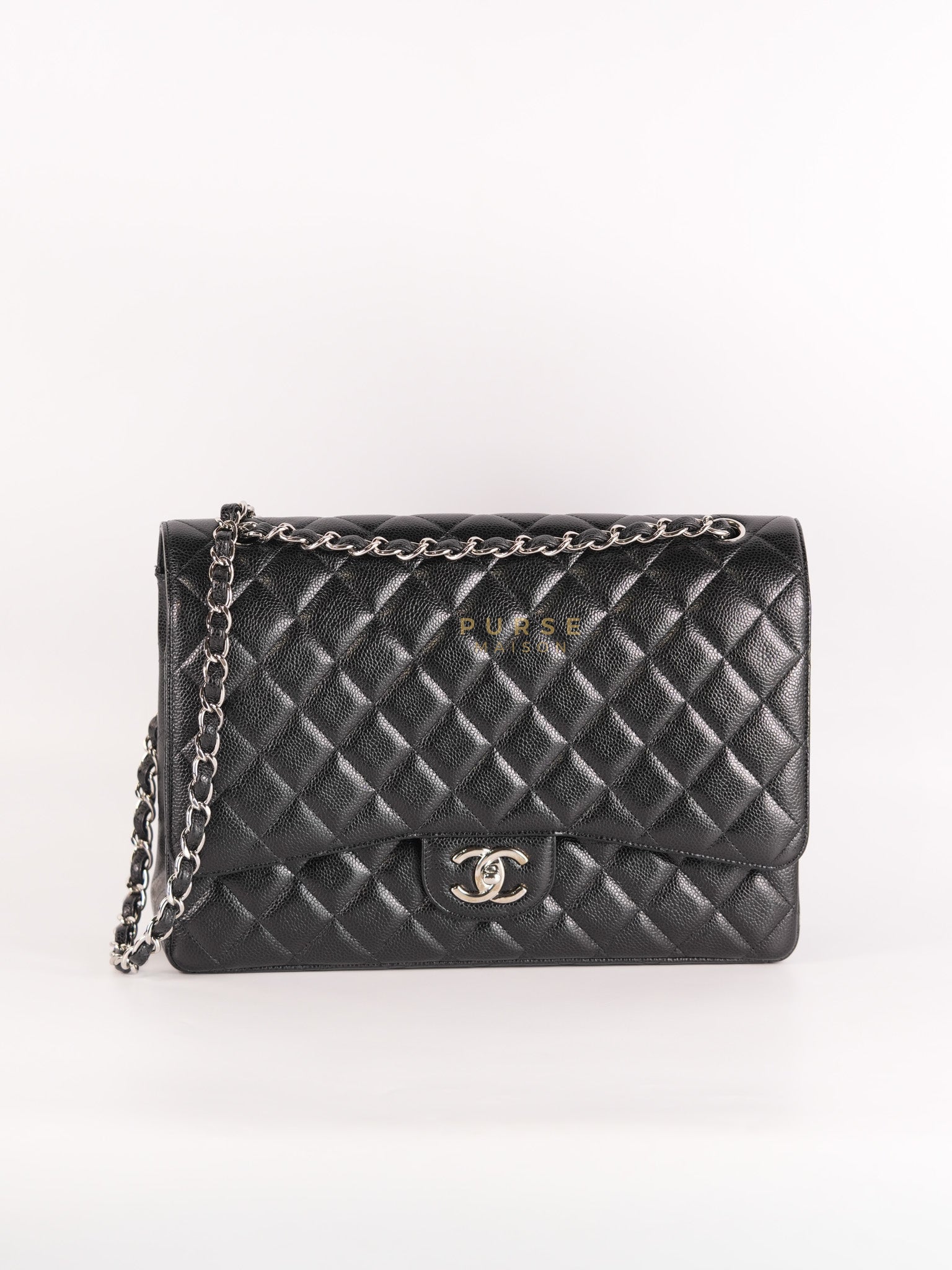 Maxi Black Silver Series 23 | Purse Maison Luxury Bags Shop