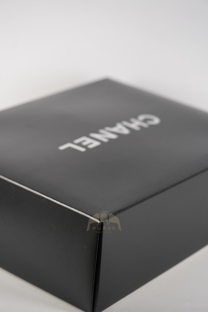 Maxi Single Flap in Black Quilted Caviar Leather and Silver Hardware Series 13 | Purse Maison Luxury Bags Shop