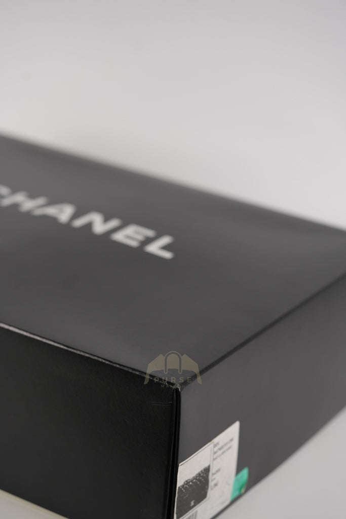 Maxi Single Flap in Black Quilted Caviar Leather and Silver Hardware Series 13 | Purse Maison Luxury Bags Shop