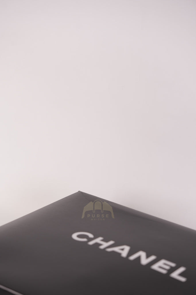 Maxi Single Flap in Black Quilted Caviar Leather and Silver Hardware Series 13 | Purse Maison Luxury Bags Shop