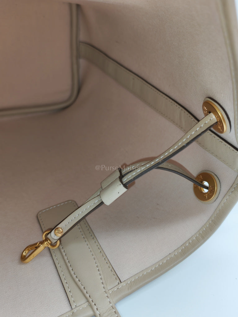 Liz Reversible Beige Shopping Tote Bag | Purse Maison Luxury Bags Shop