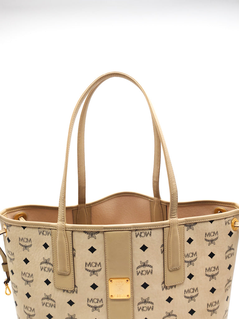 Liz Reversible Beige Shopping Tote Bag | Purse Maison Luxury Bags Shop