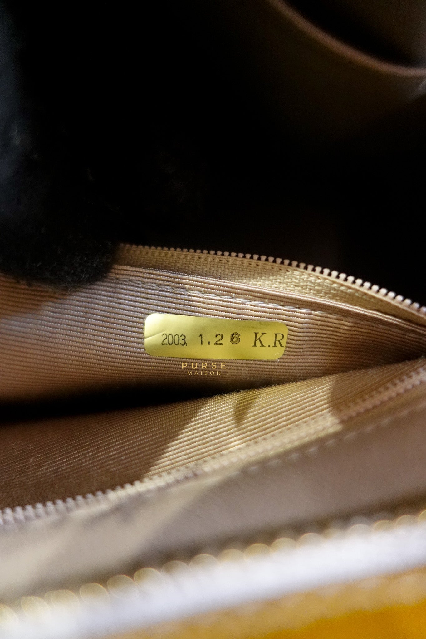 Medallion Yellow Mustard Vintage Patent Leather Handbag and Gold Hardware Series 7 | Purse Maison Luxury Bags Shop