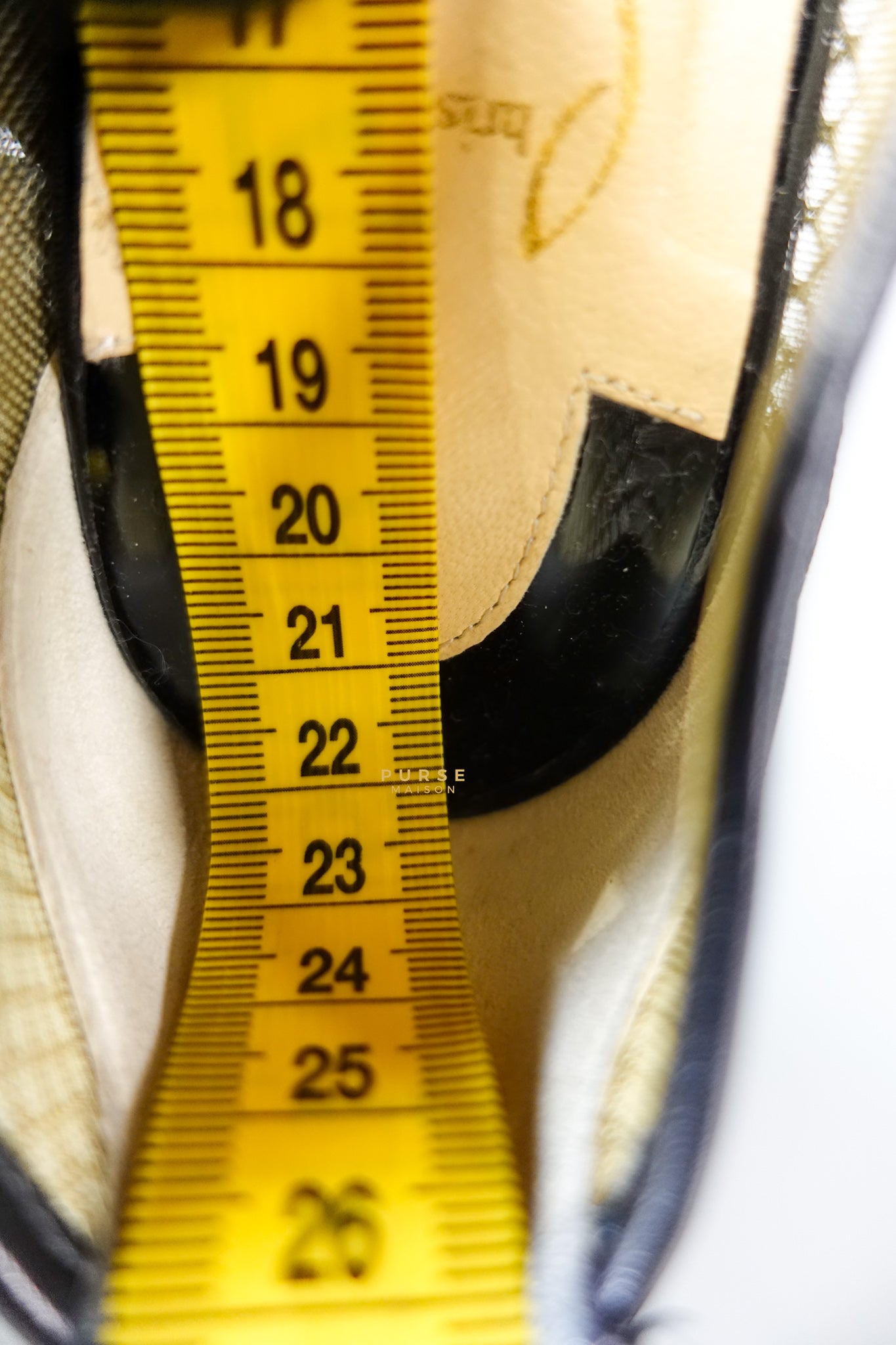 Mesh Black Leather Platform Pumps (Size 36EU 22.2cm) | Purse Maison Luxury Bags Shop