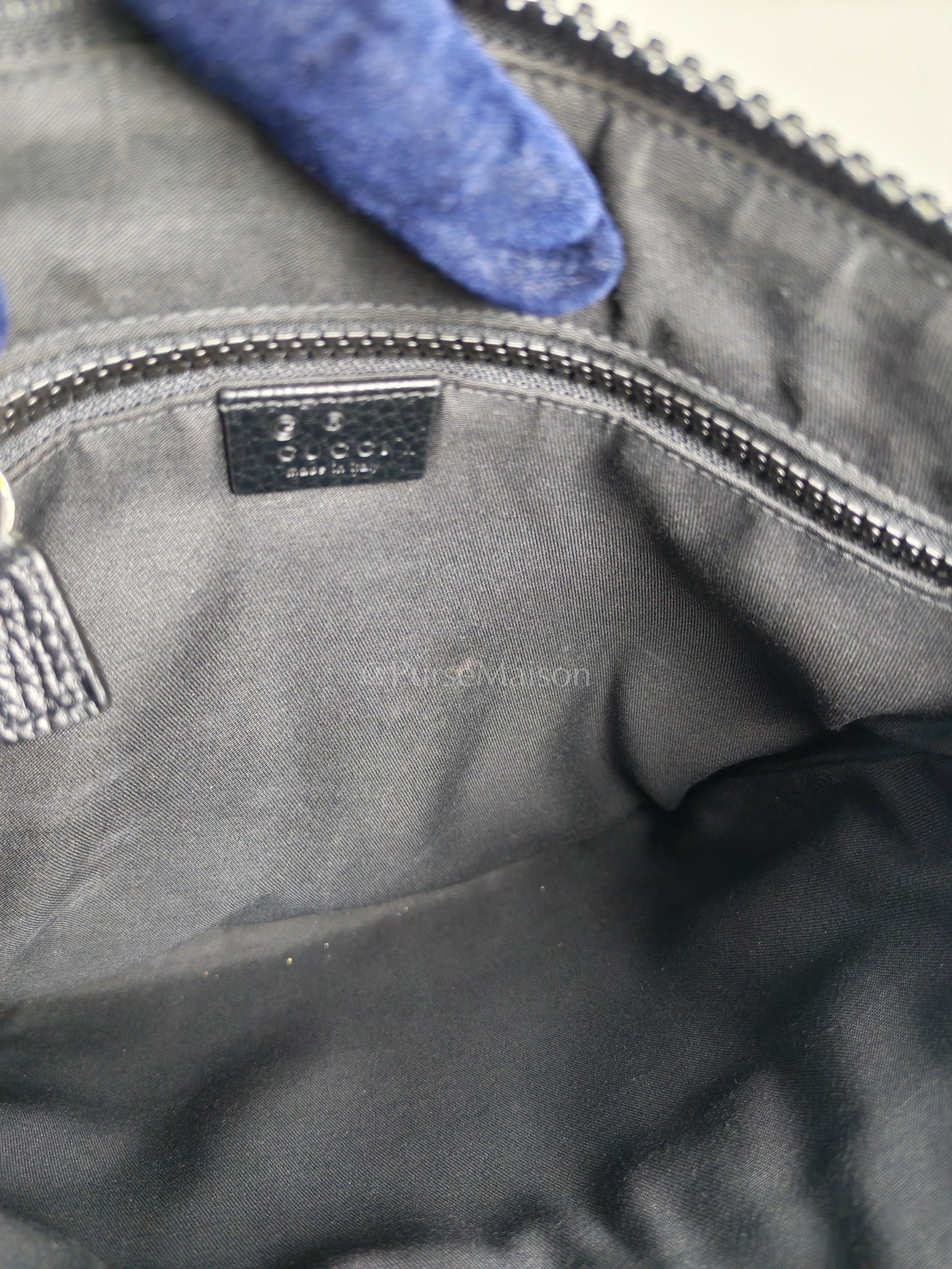 Messenger Bag in GG Guccissima Web Black Canvas | Purse Maison Luxury Bags Shop