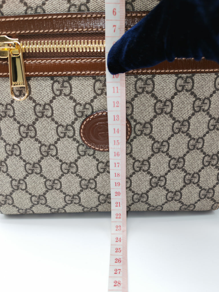 Messenger Bag Vintage in GG Supreme Canvas & Interlocking G Patch | Purse Maison Luxury Bags Shop