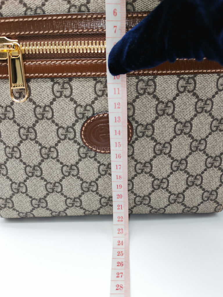 Messenger Bag Vintage in GG Supreme Canvas & Interlocking G Patch | Purse Maison Luxury Bags Shop