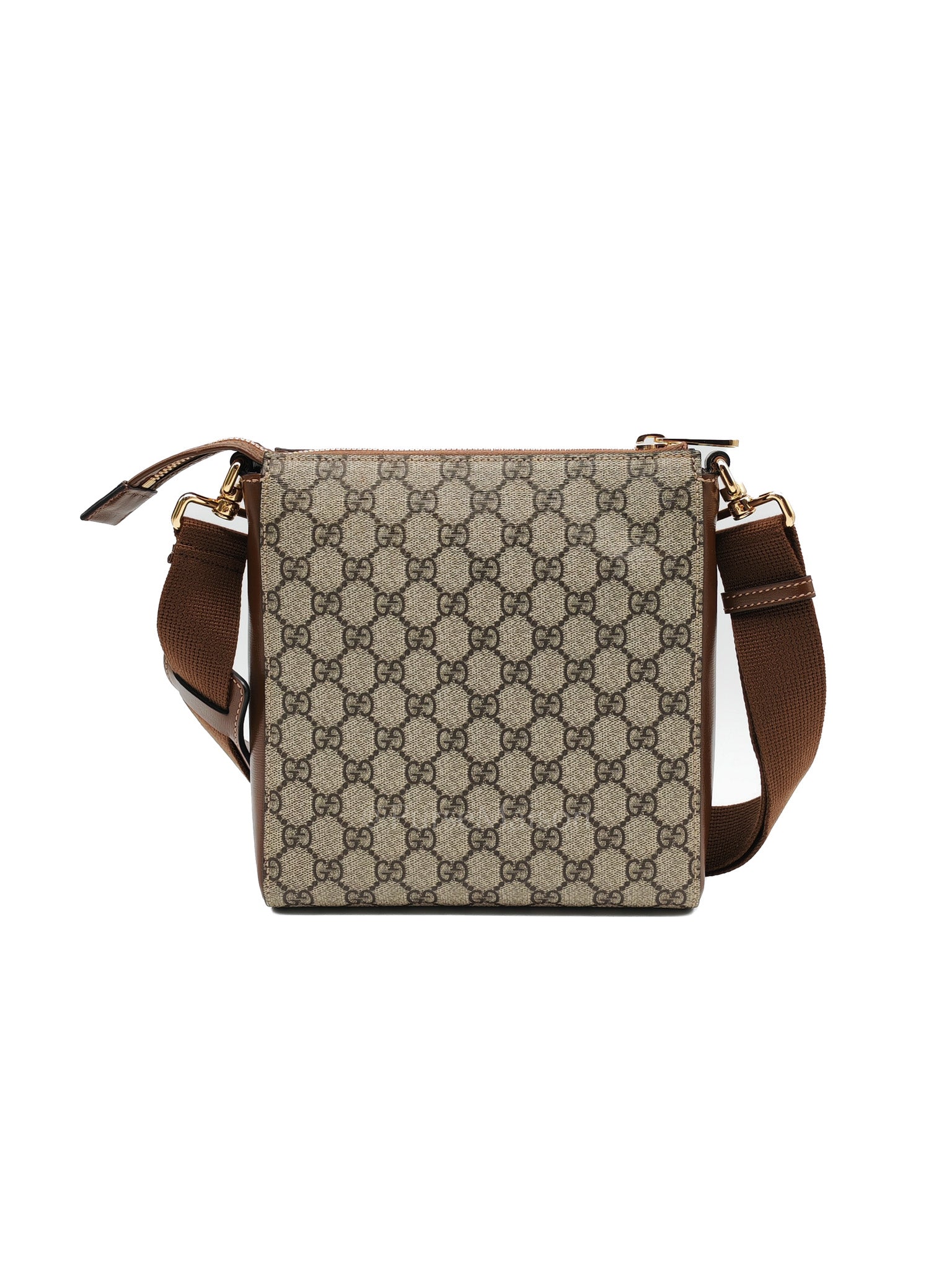 Messenger Bag Vintage in GG Supreme Canvas & Interlocking G Patch | Purse Maison Luxury Bags Shop