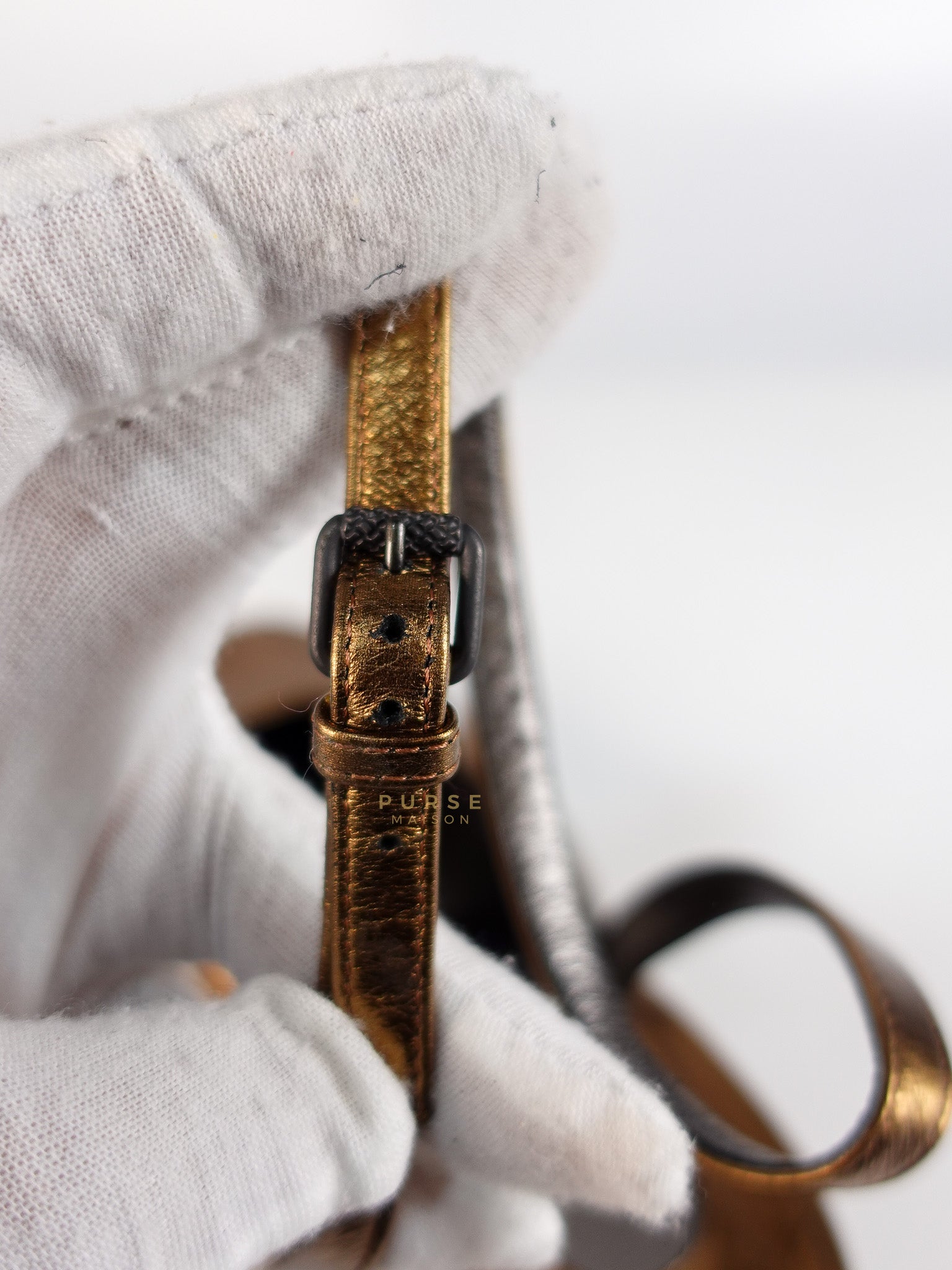 Metallic Brown Intrecciato Leather Sandals Size 40 EU (25.5cm) | Purse Maison Luxury Bags Shop