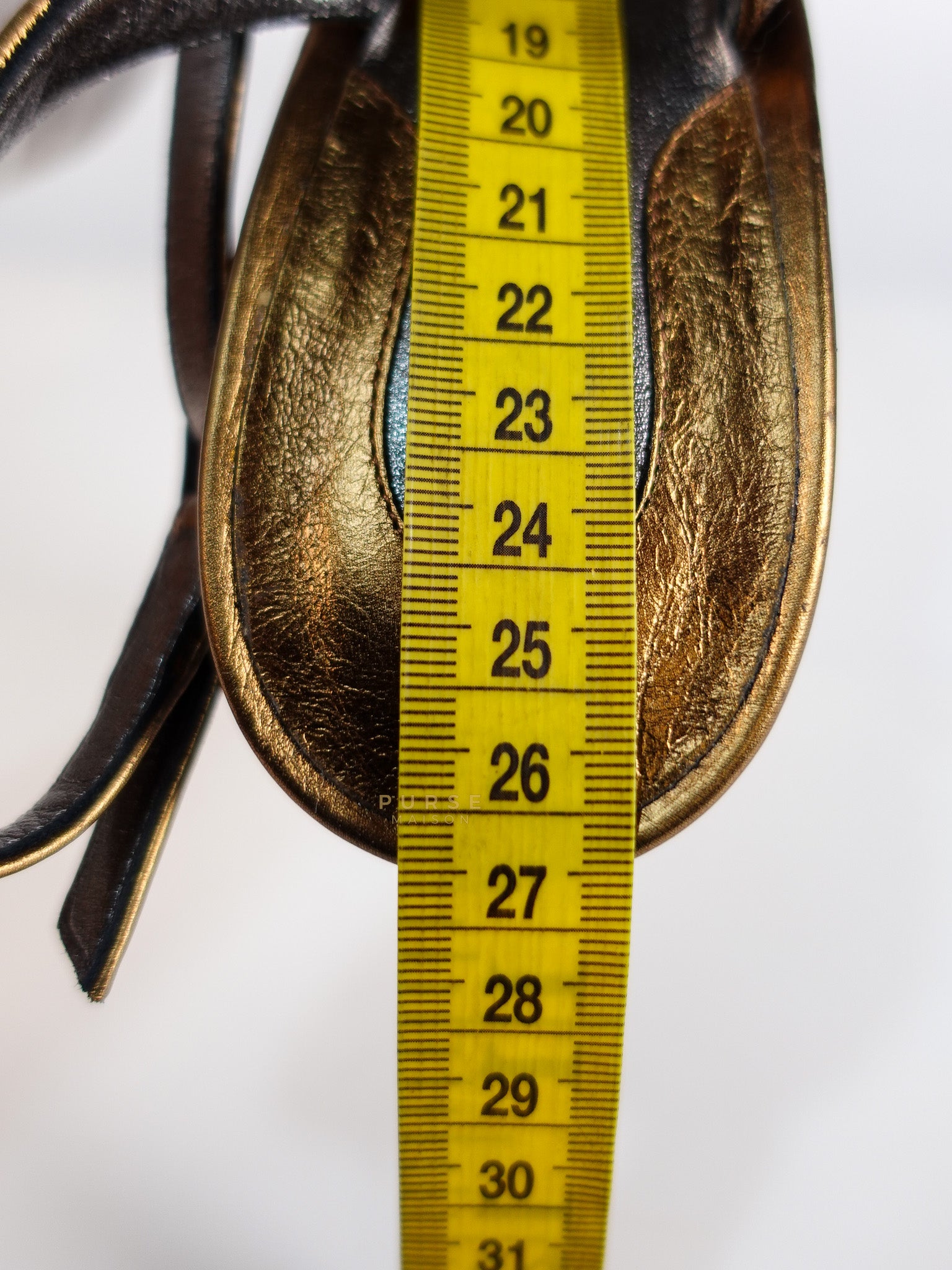 Metallic Brown Intrecciato Leather Sandals Size 40 EU (25.5cm) | Purse Maison Luxury Bags Shop