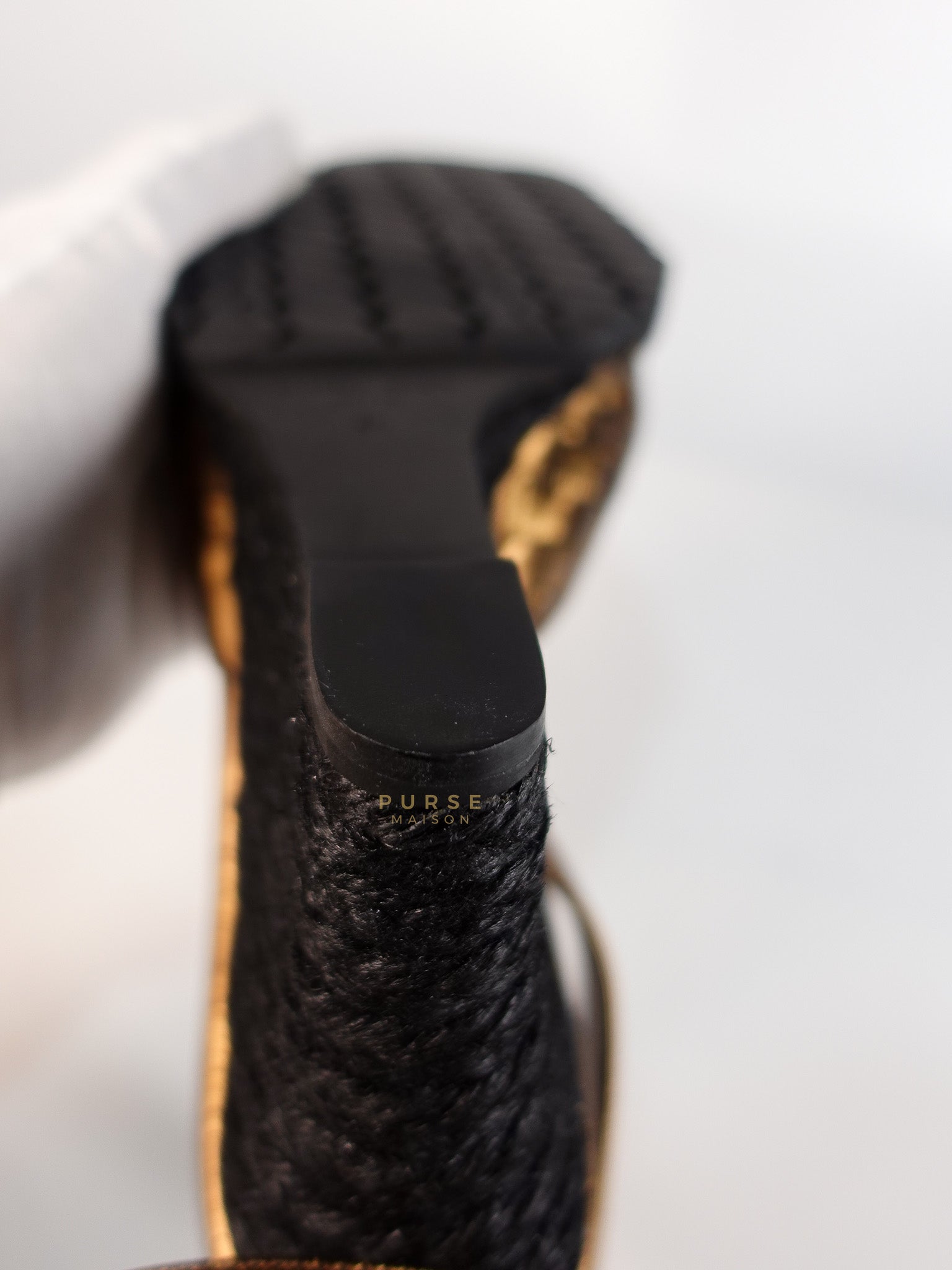 Metallic Brown Intrecciato Leather Sandals Size 40 EU (25.5cm) | Purse Maison Luxury Bags Shop