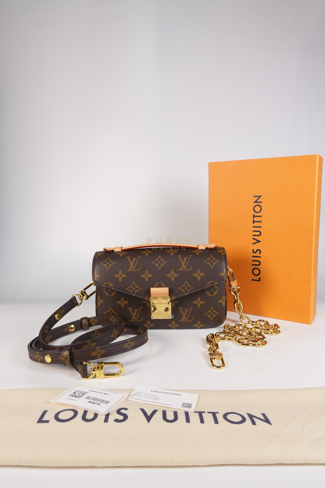 Metis East West in Monogram Canvas (Microchip) | Purse Maison Luxury Bags Shop