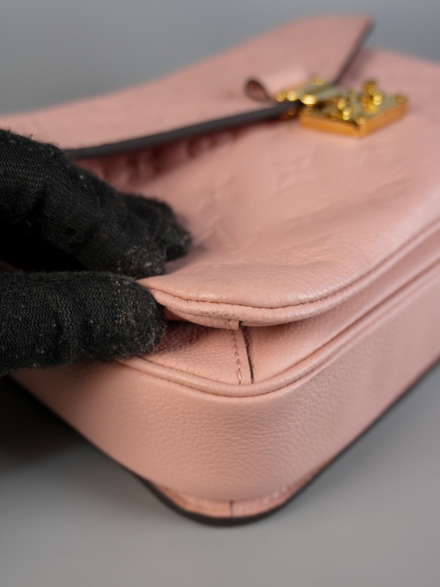 Metis In Rose Empreinte Leather (Date Code: DU0167) | Purse Maison Luxury Bags Shop