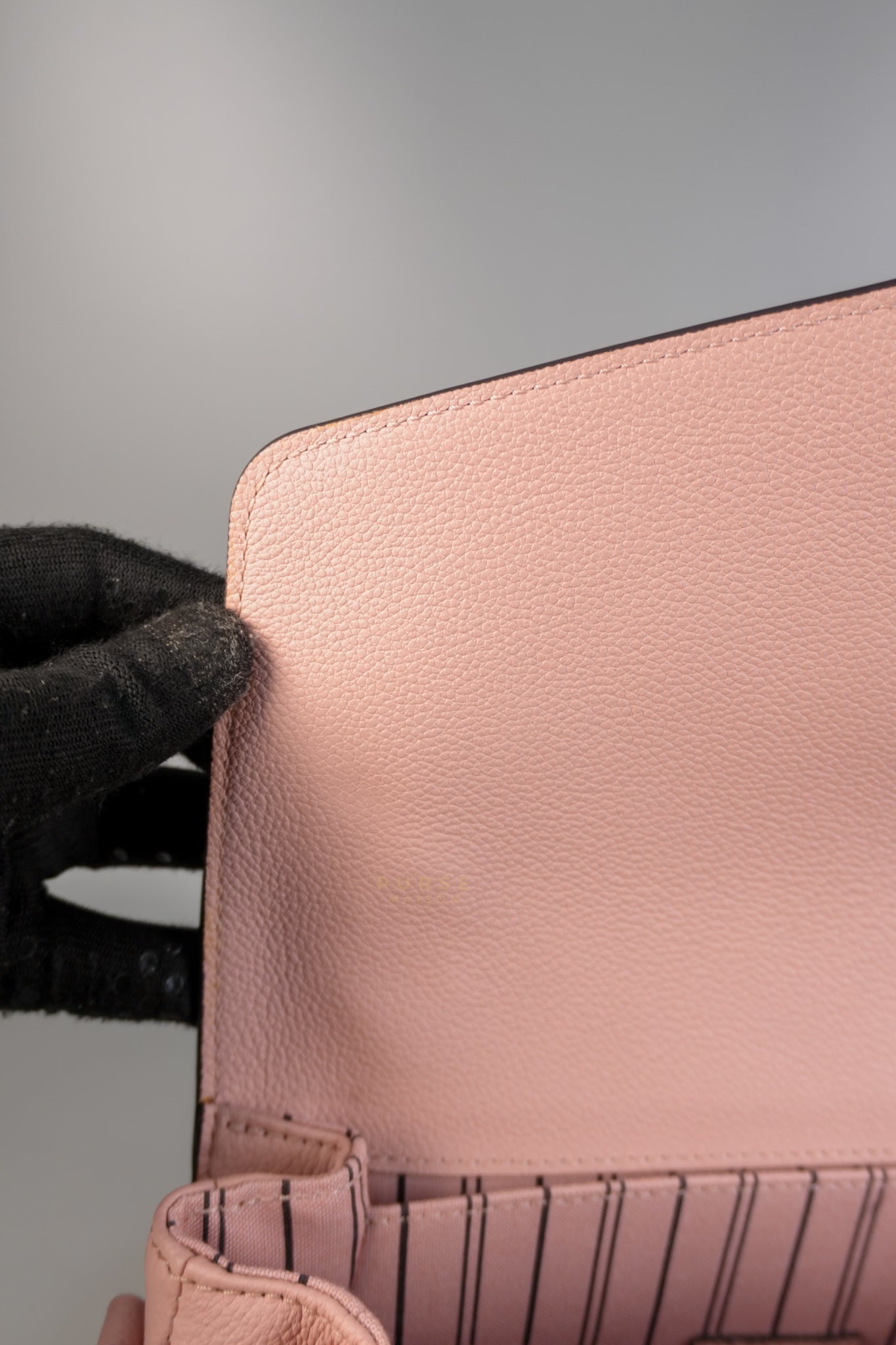 Metis In Rose Empreinte Leather (Date Code: DU0167) | Purse Maison Luxury Bags Shop