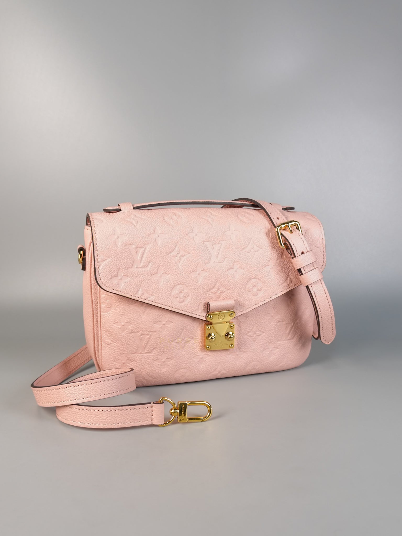 Metis In Rose Empreinte Leather (Date Code: DU0167) | Purse Maison Luxury Bags Shop