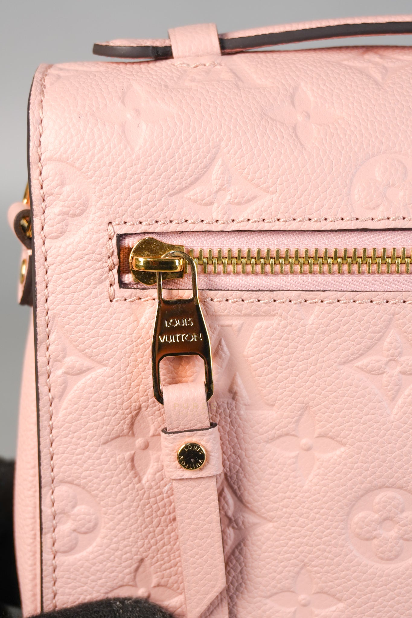 Metis In Rose Empreinte Leather (Date Code: DU0167) | Purse Maison Luxury Bags Shop