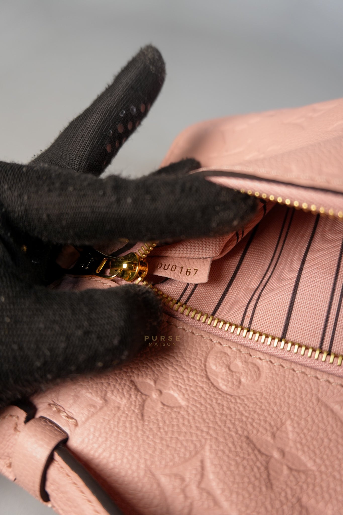 Metis In Rose Empreinte Leather (Date Code: DU0167) | Purse Maison Luxury Bags Shop