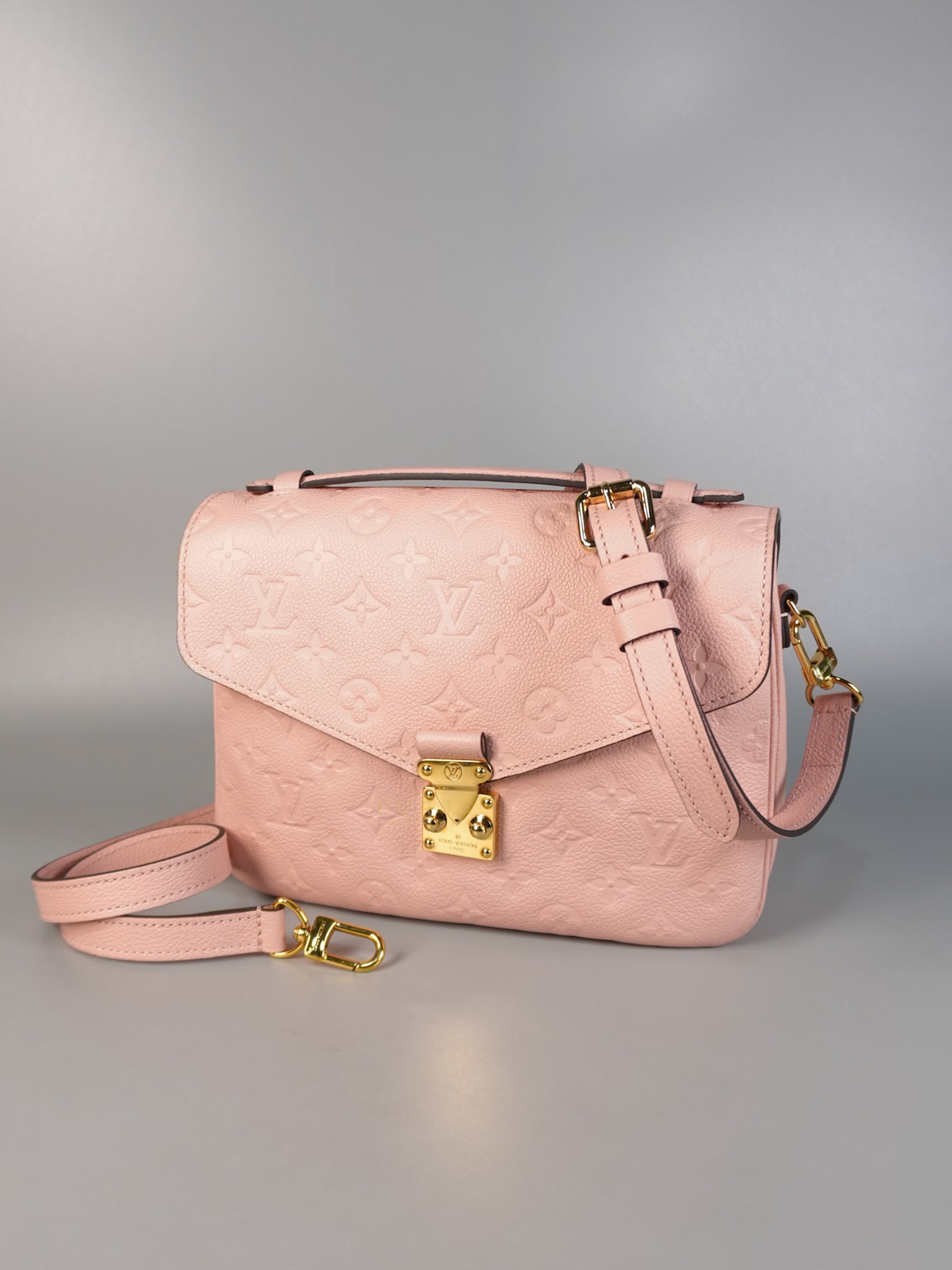 Metis In Rose Empreinte Leather (Date Code: DU0167) | Purse Maison Luxury Bags Shop