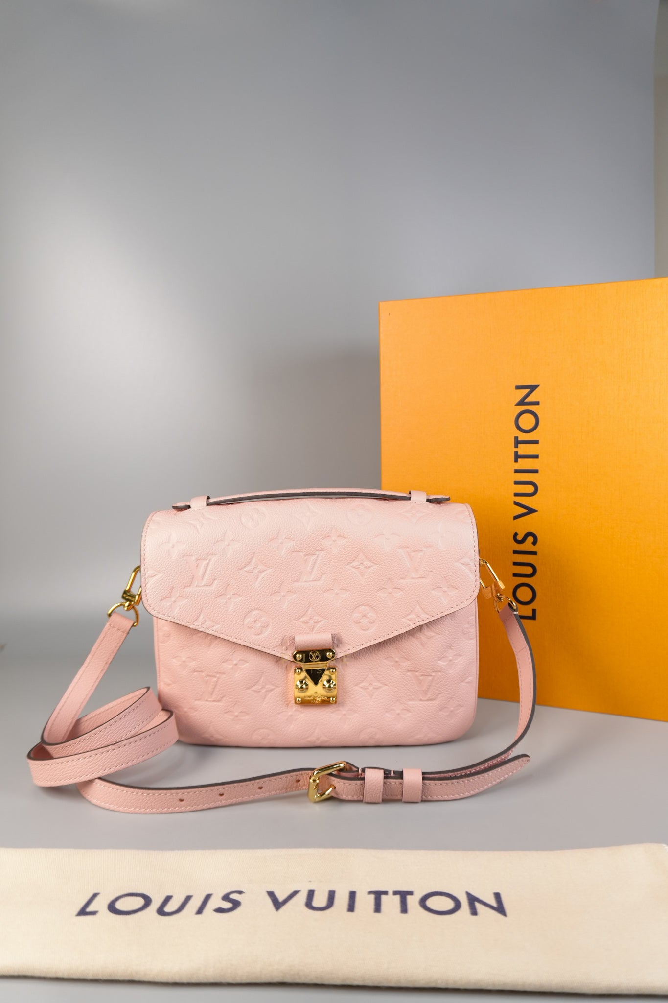 Metis In Rose Empreinte Leather (Date Code: DU0167) | Purse Maison Luxury Bags Shop