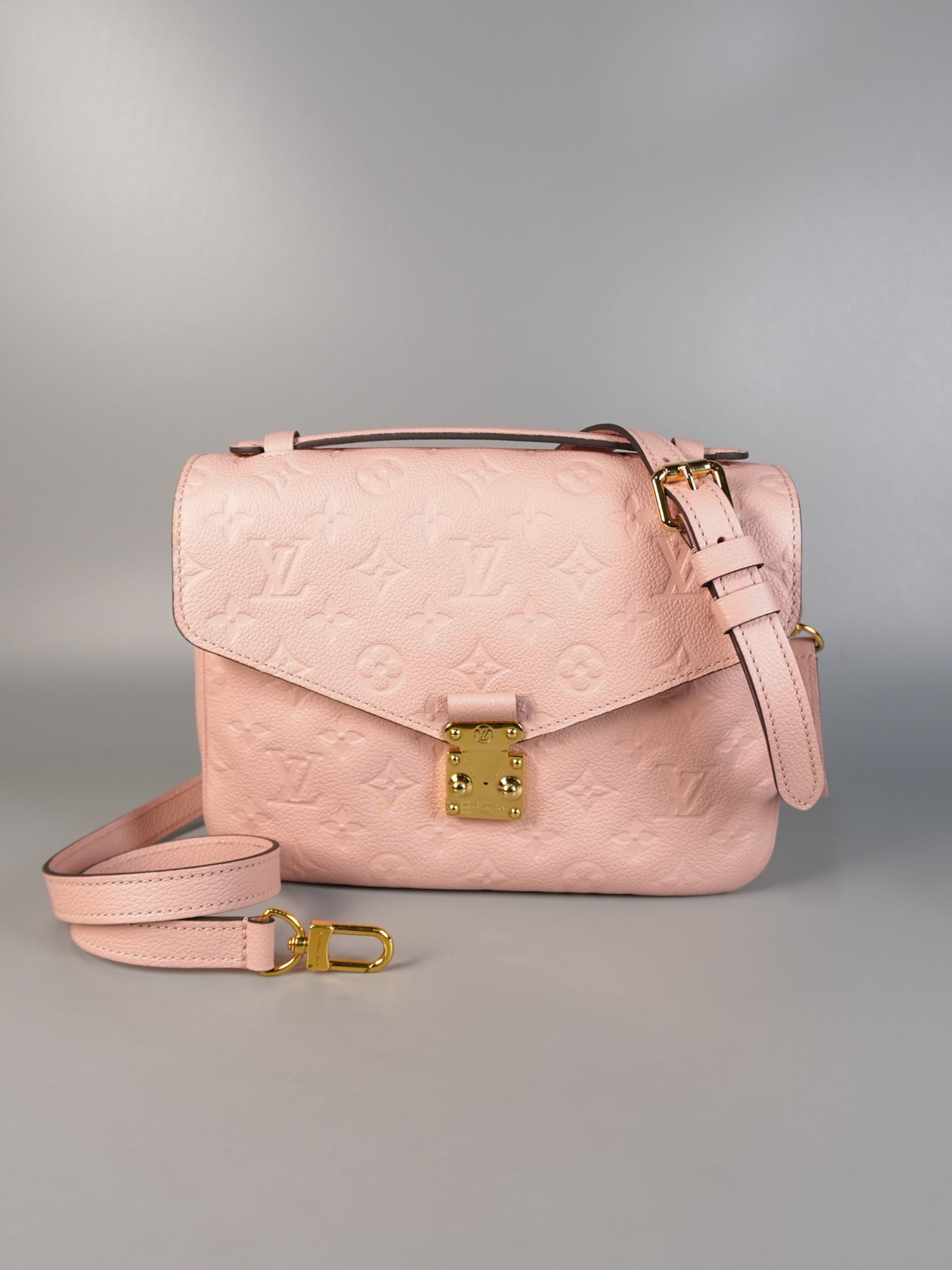 Metis In Rose Empreinte Leather (Date Code: DU0167) | Purse Maison Luxury Bags Shop