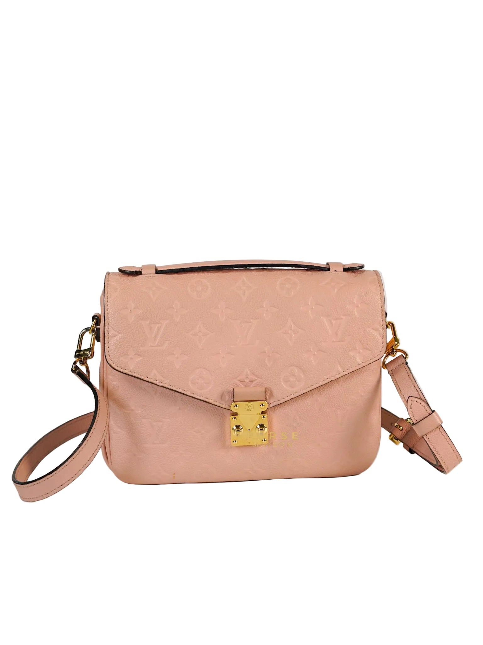 Metis in Rose Poudre Empreinte Monogram Canvas (Date Code: DU1177) | Purse Maison Luxury Bags Shop