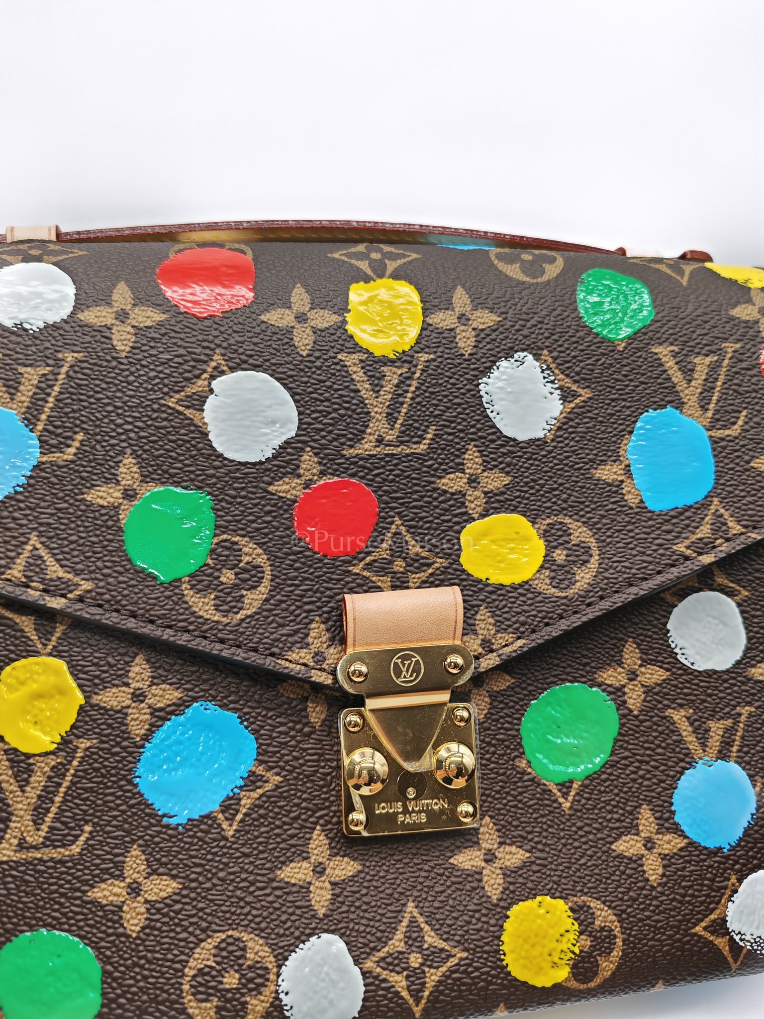 Metis Yayoi Kusama in Monogram Canvas Crossbody Bag (Microchip) | Purse Maison Luxury Bags Shop