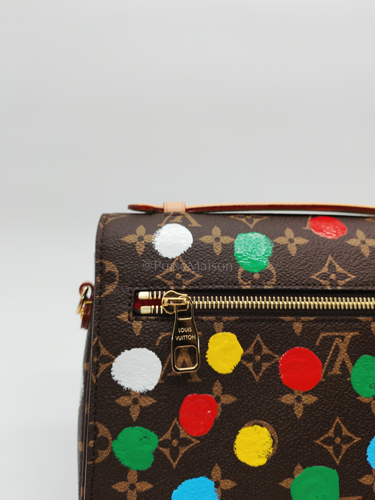 Metis Yayoi Kusama in Monogram Canvas Crossbody Bag (Microchip) | Purse Maison Luxury Bags Shop