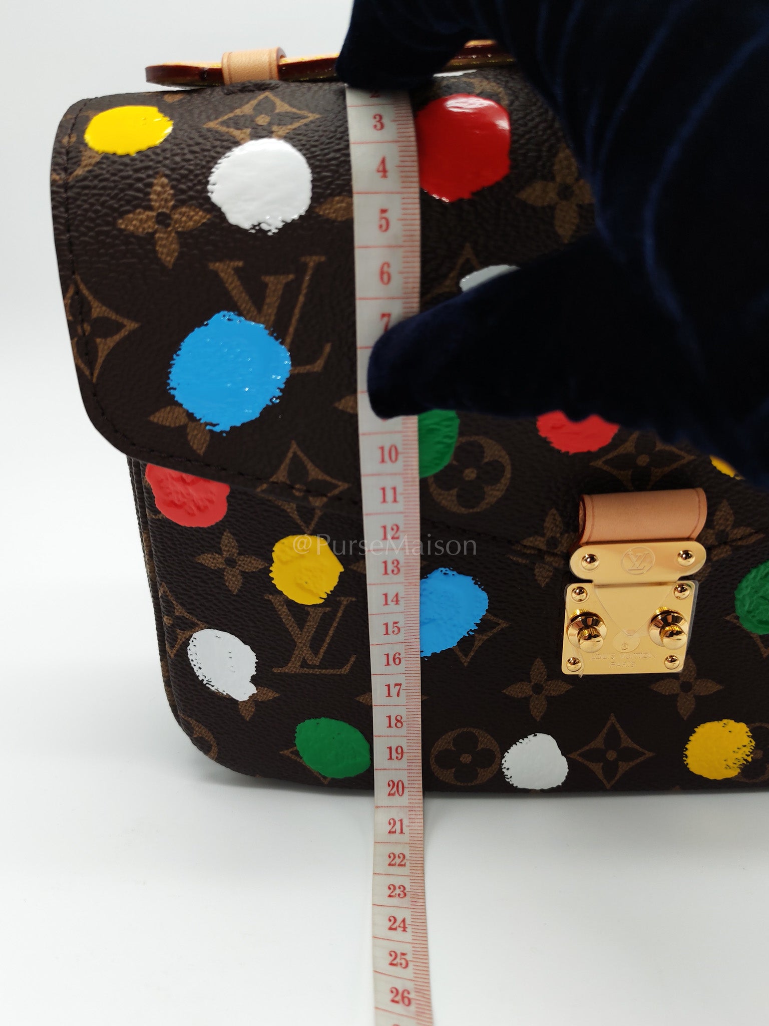 Metis Yayoi Kusama in Monogram Canvas Crossbody Bag (Microchip) | Purse Maison Luxury Bags Shop