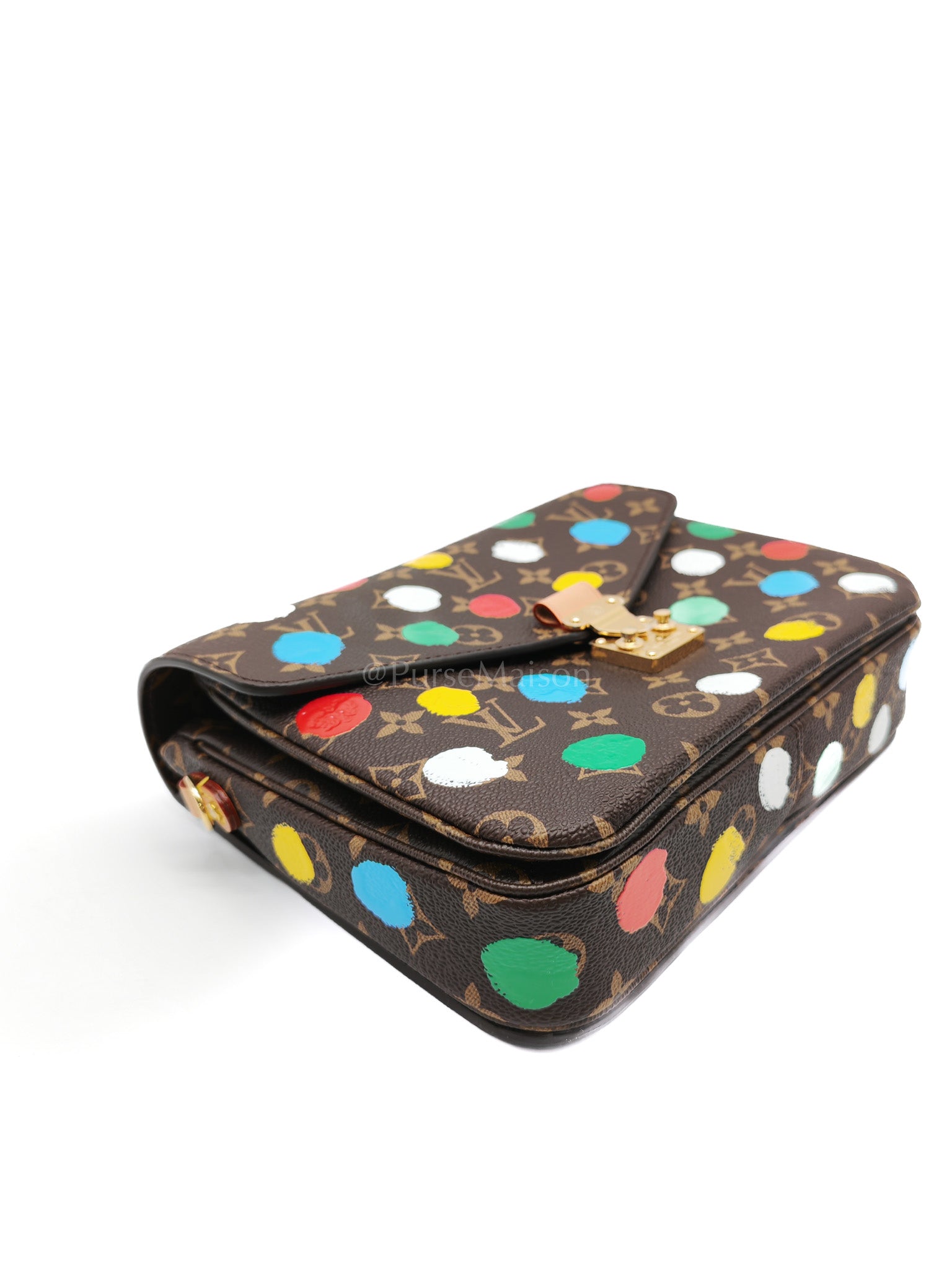 Metis Yayoi Kusama in Monogram Canvas Crossbody Bag (Microchip) | Purse Maison Luxury Bags Shop