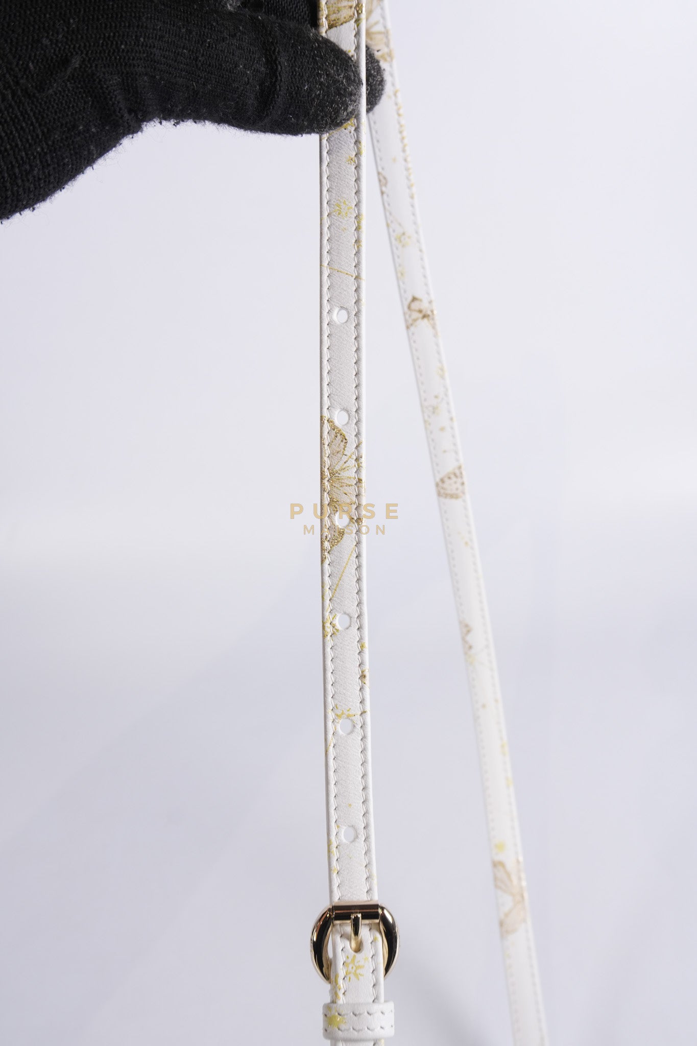 Micro Lady Dior Butterfly Zodiac in White Calfskin Leather | Purse Maison Luxury Bags Shop