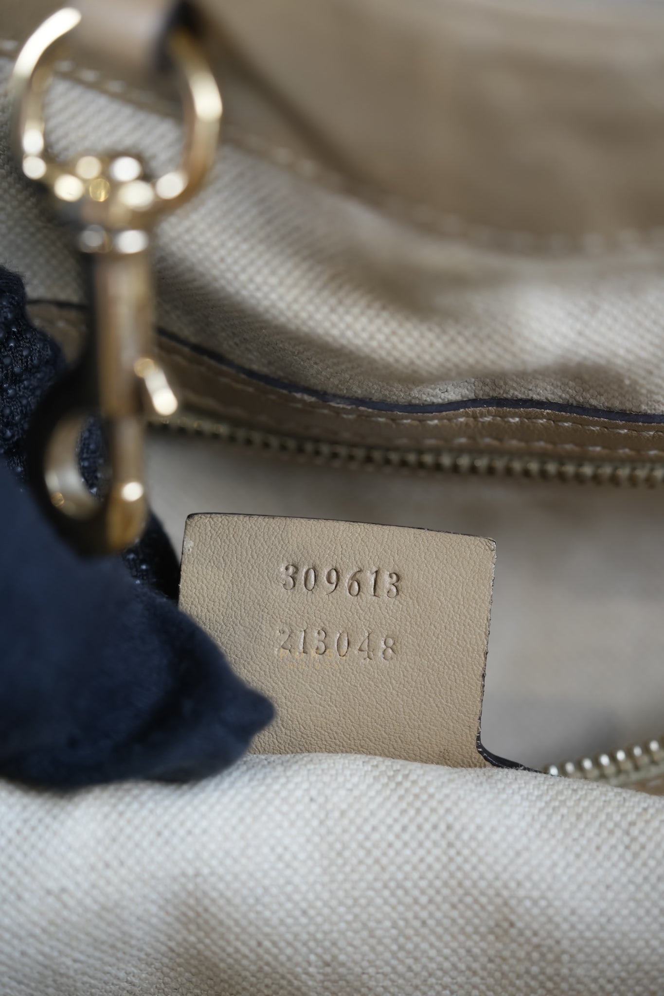 Microguccissima Leather Tote Bag in Beige | Purse Maison Luxury Bags Shop