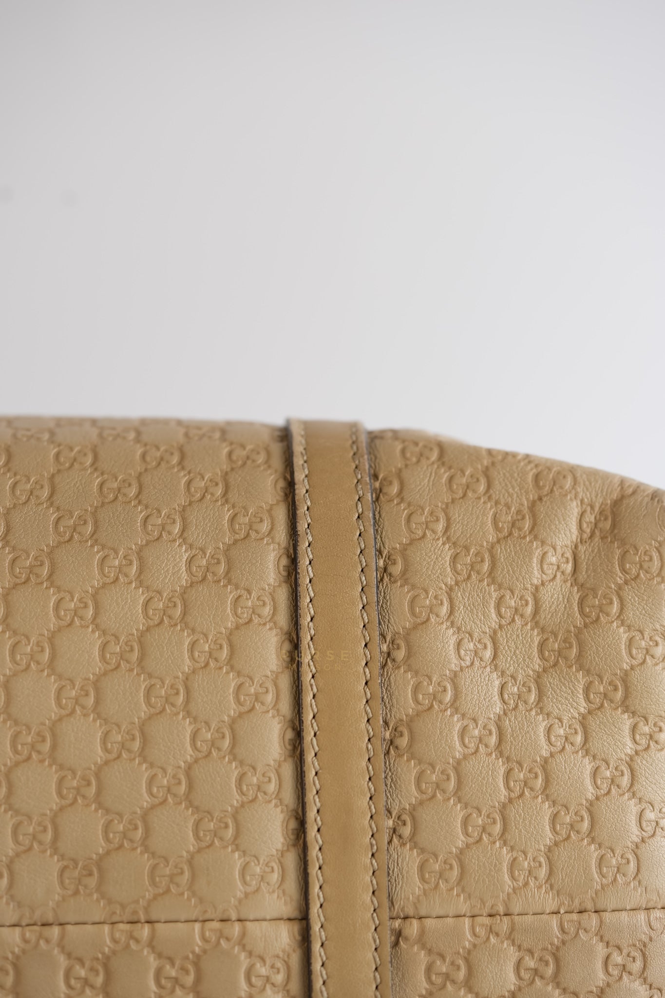 Microguccissima Leather Tote Bag in Beige | Purse Maison Luxury Bags Shop