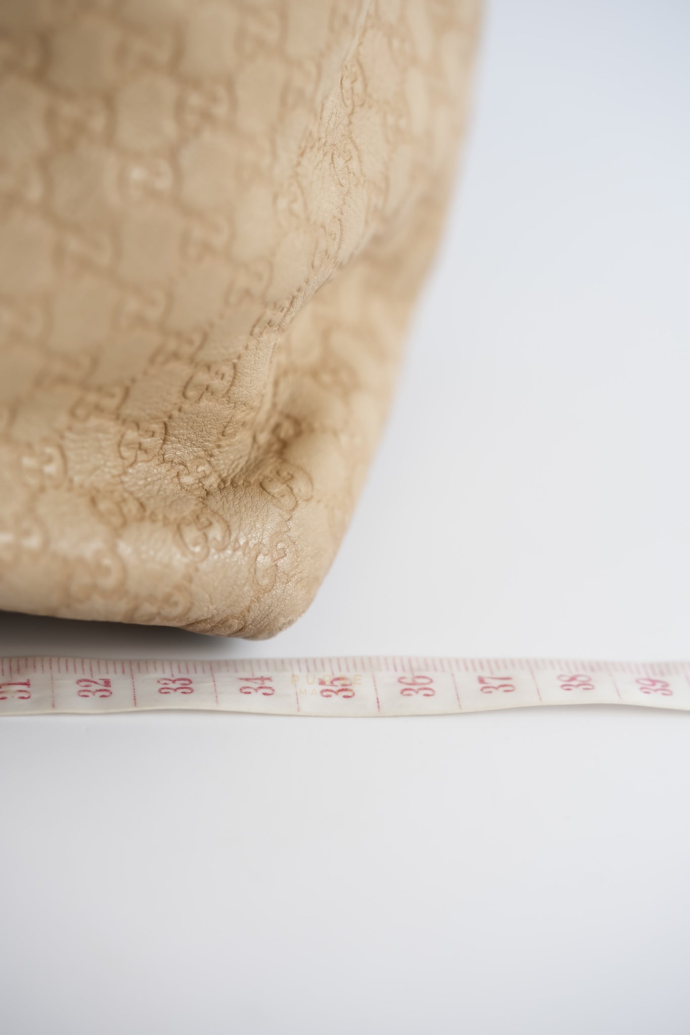 Microguccissima Leather Tote Bag in Beige | Purse Maison Luxury Bags Shop