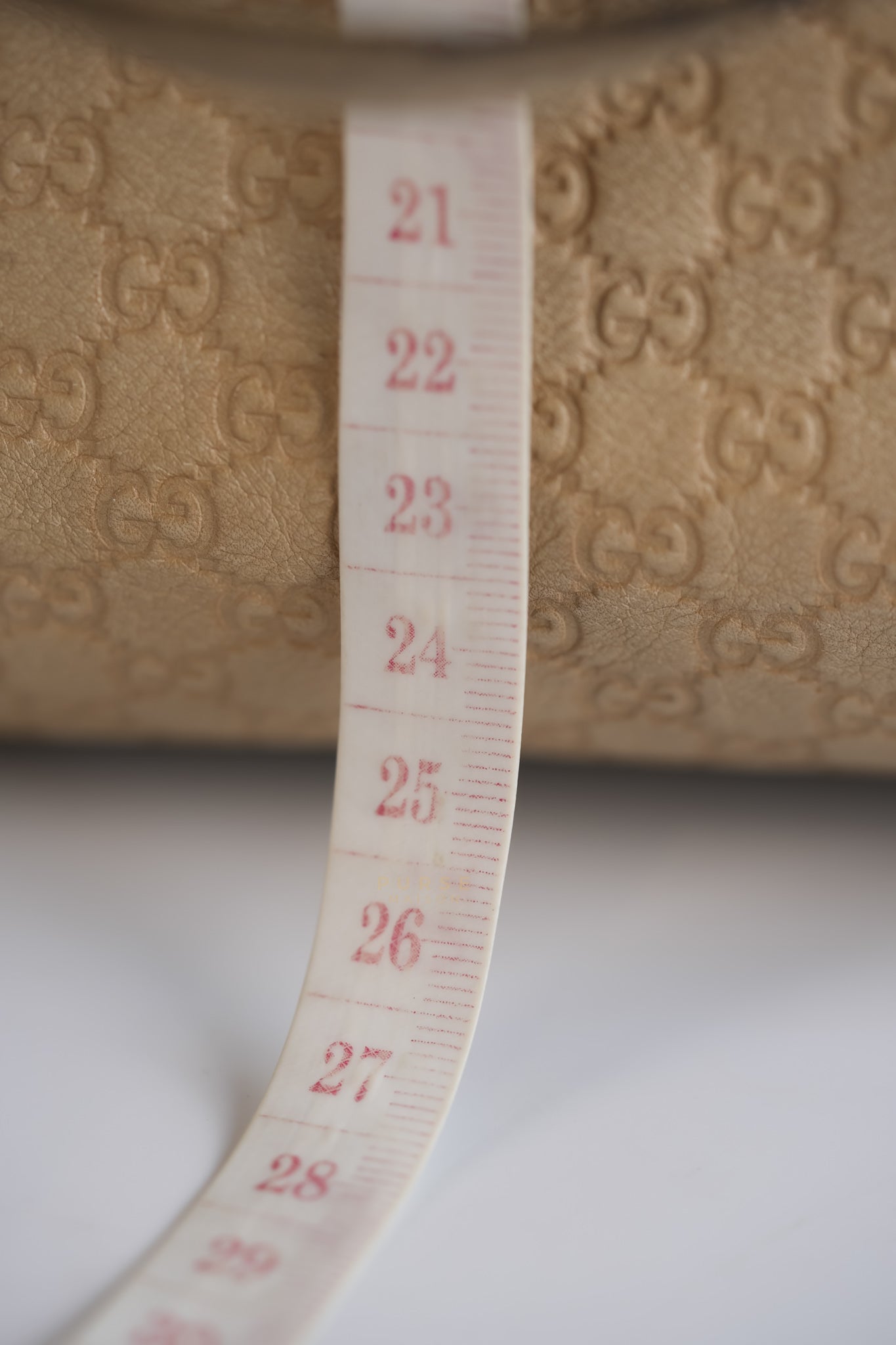 Microguccissima Leather Tote Bag in Beige | Purse Maison Luxury Bags Shop