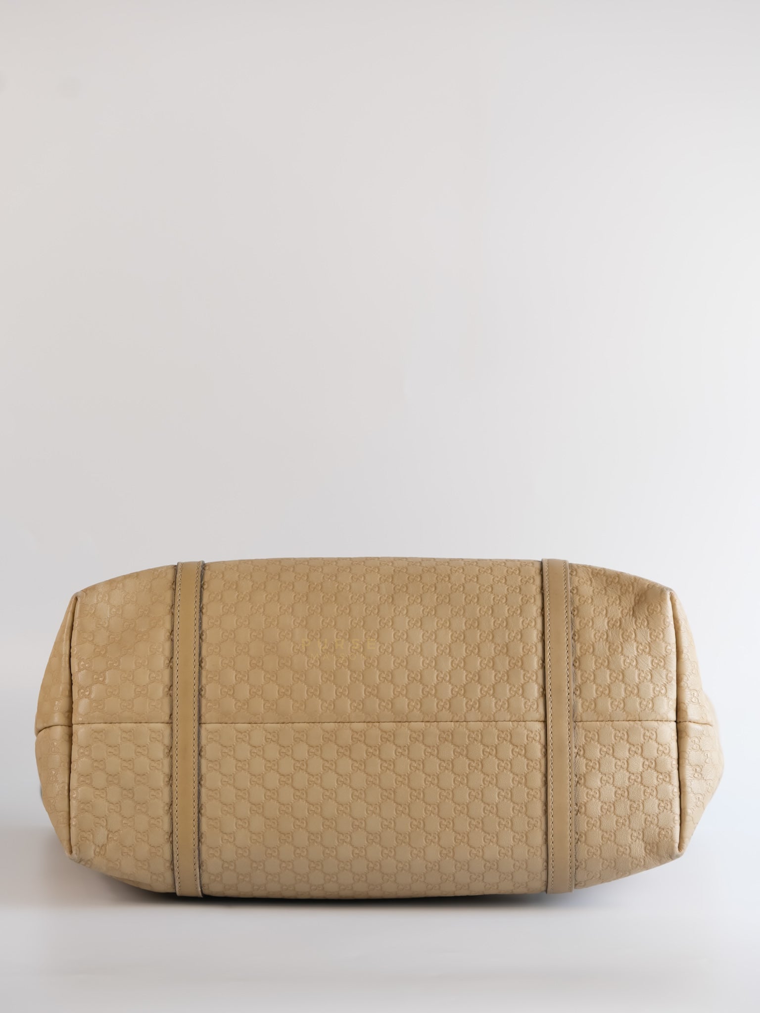 Microguccissima Leather Tote Bag in Beige | Purse Maison Luxury Bags Shop