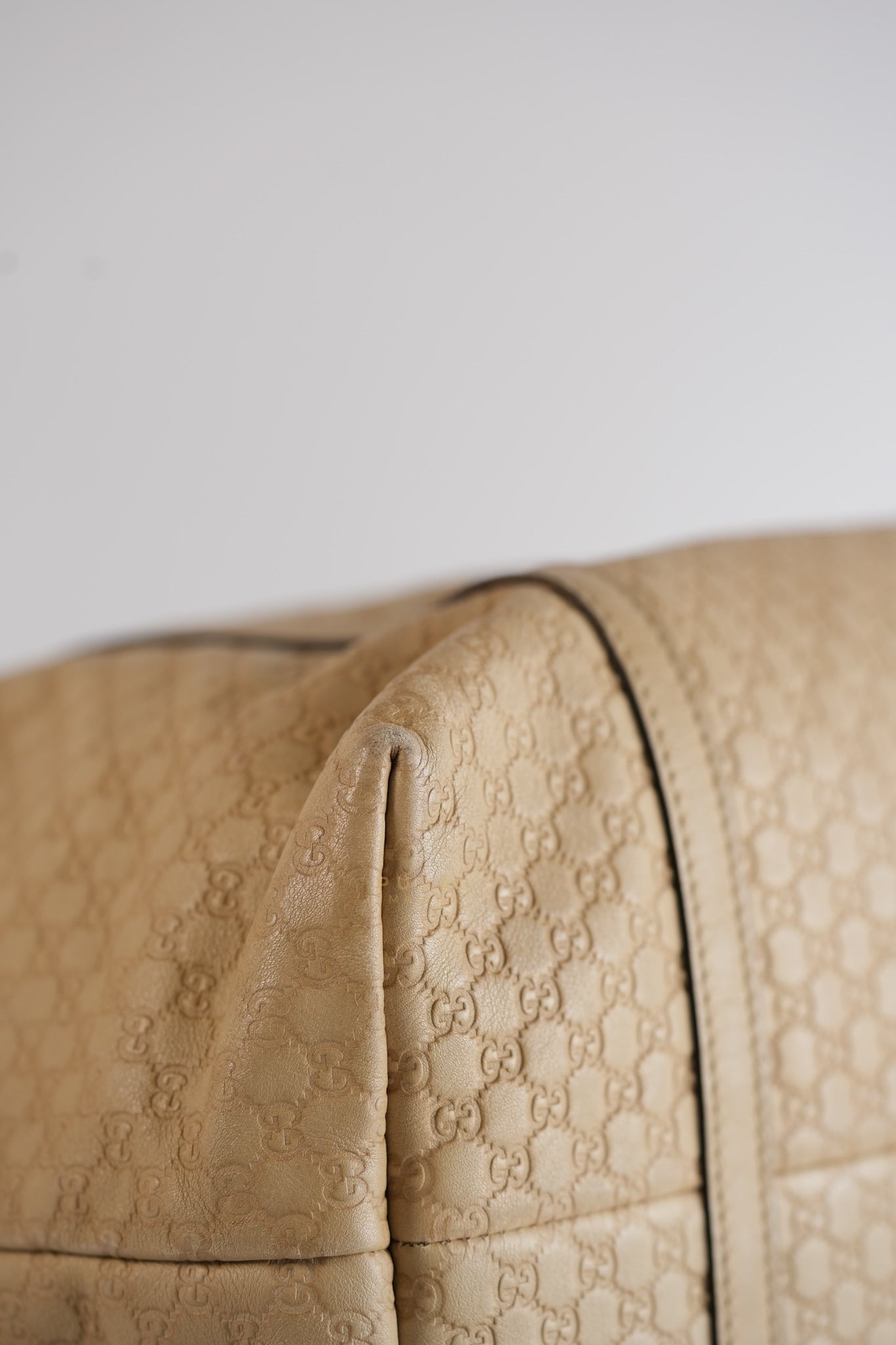 Microguccissima Leather Tote Bag in Beige | Purse Maison Luxury Bags Shop