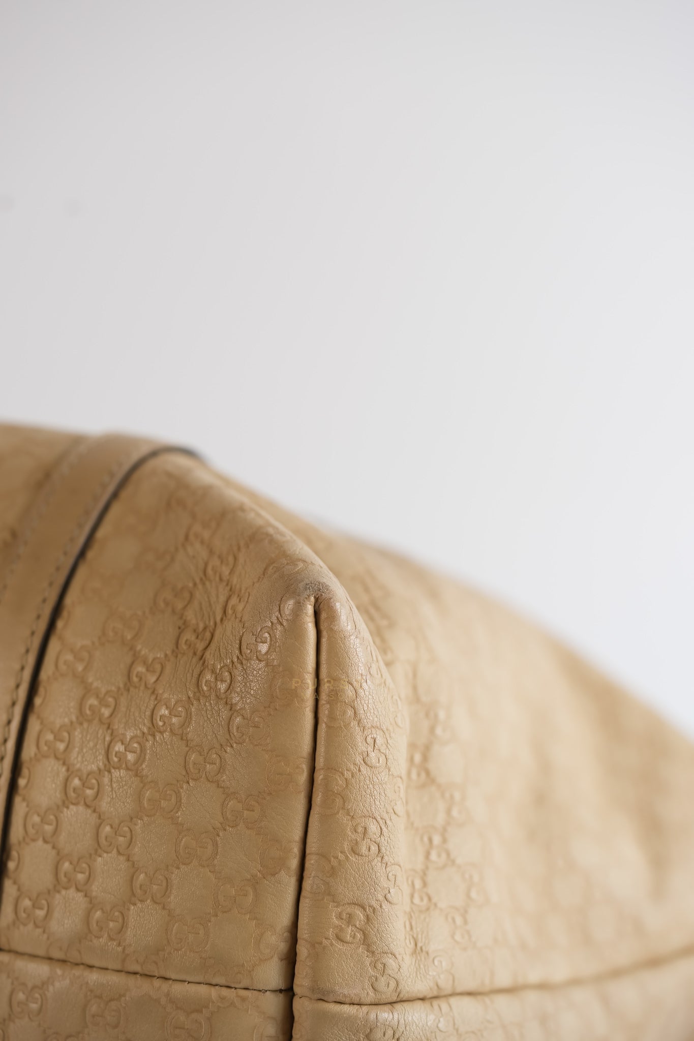 Microguccissima Leather Tote Bag in Beige | Purse Maison Luxury Bags Shop