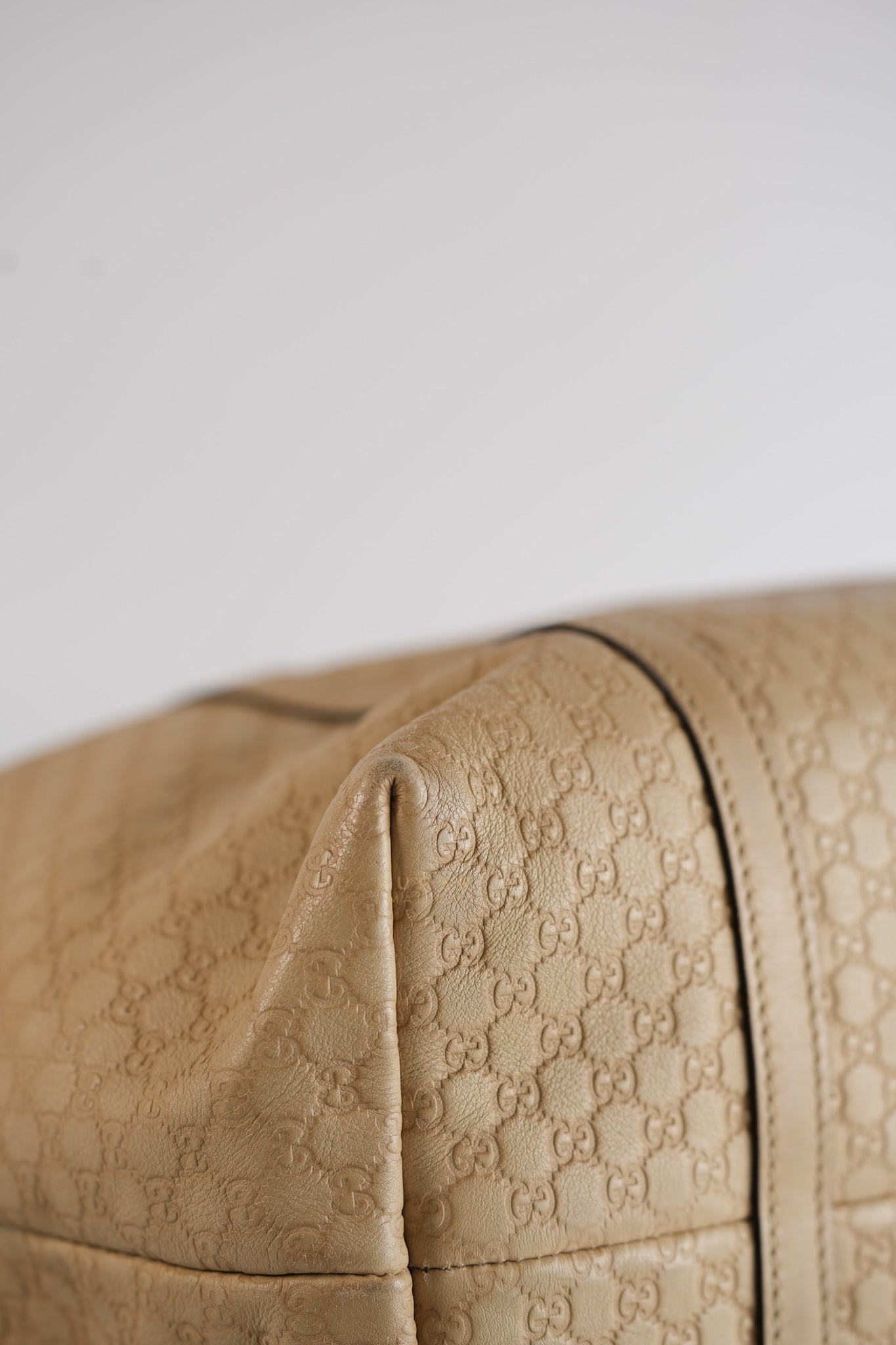 Microguccissima Leather Tote Bag in Beige | Purse Maison Luxury Bags Shop