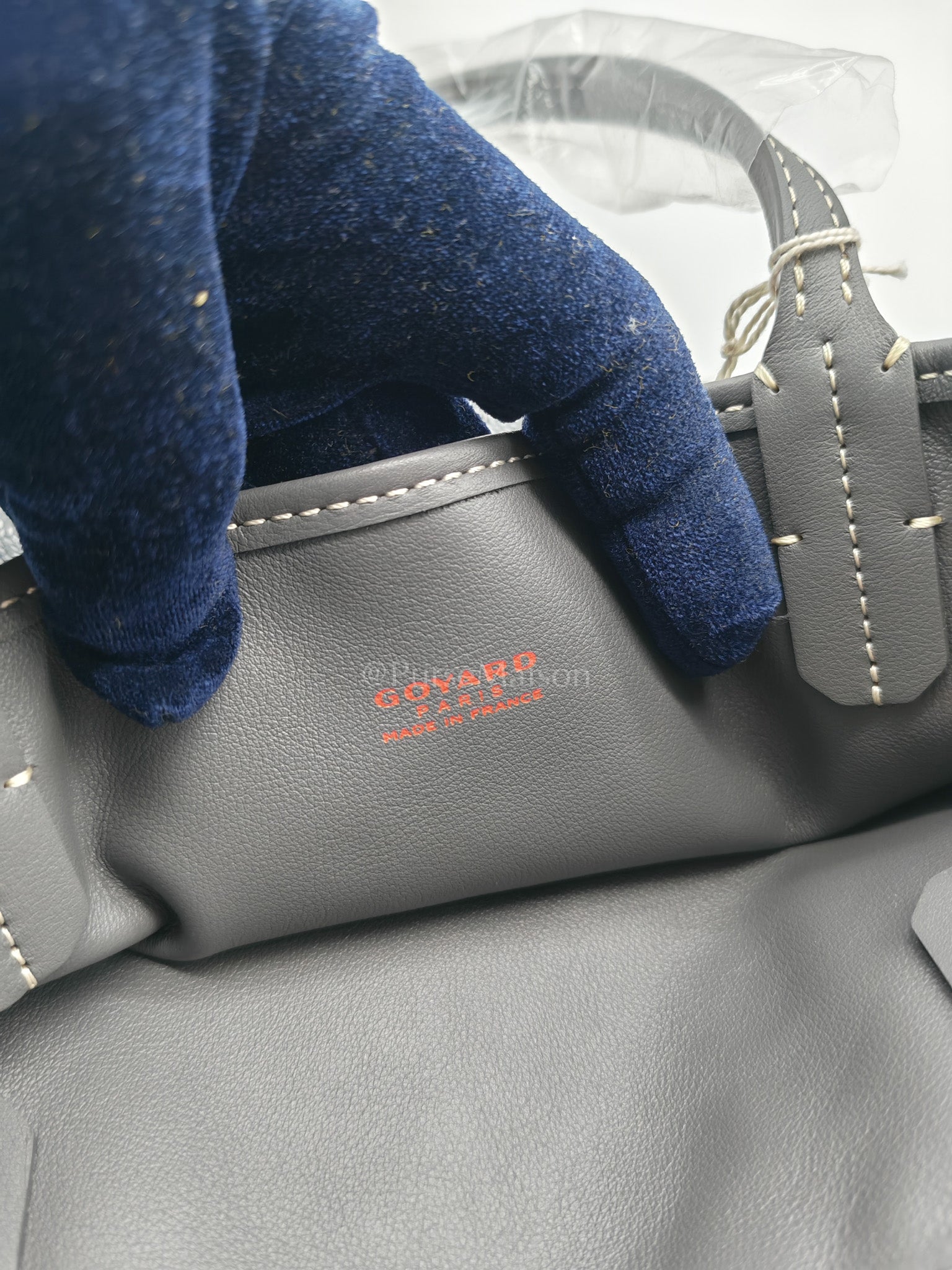 Mini Anjou Gray in Goyardine Canvas Tote Bag | Purse Maison Luxury Bags Shop