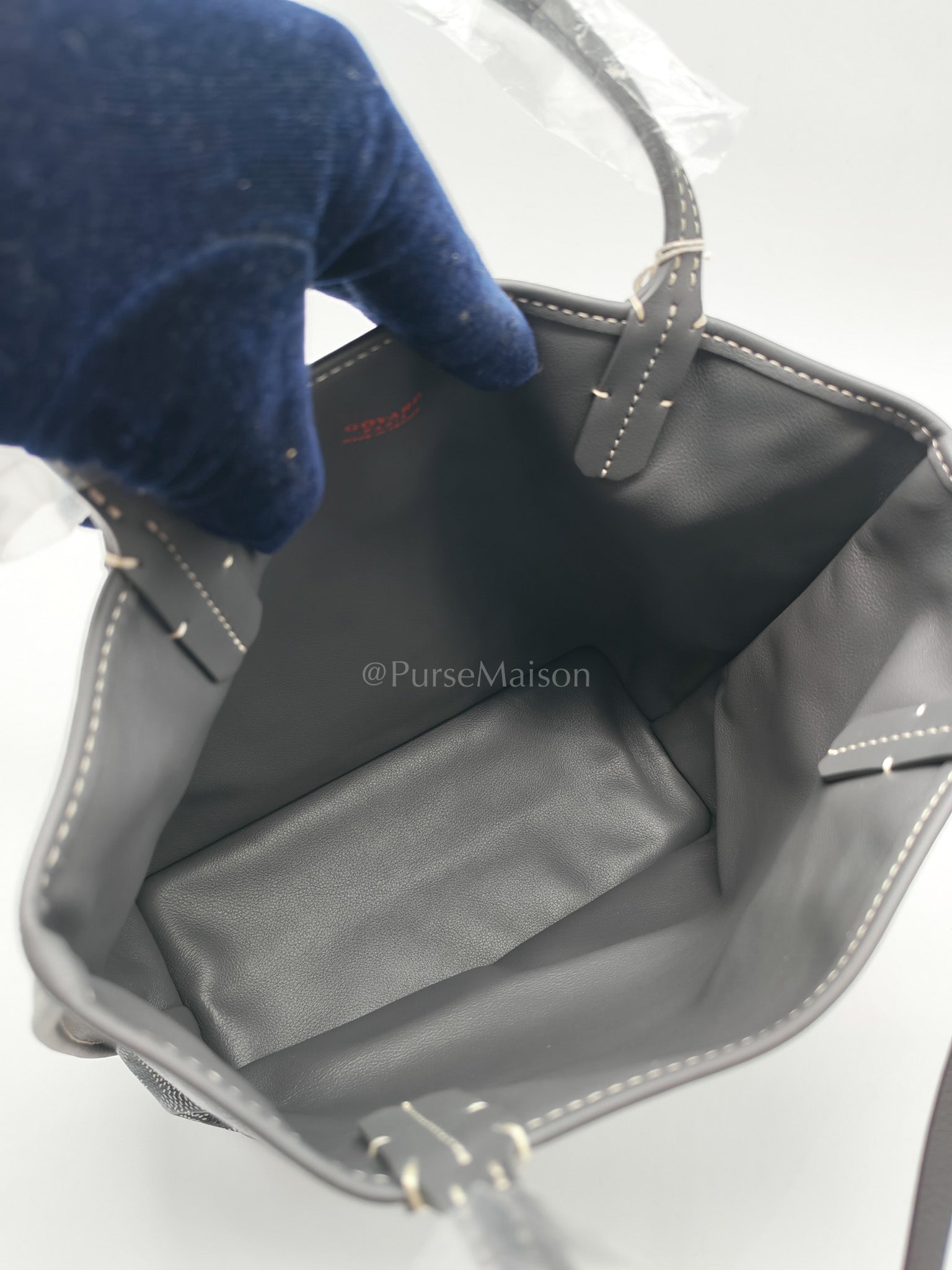 Mini Anjou Gray in Goyardine Canvas Tote Bag | Purse Maison Luxury Bags Shop