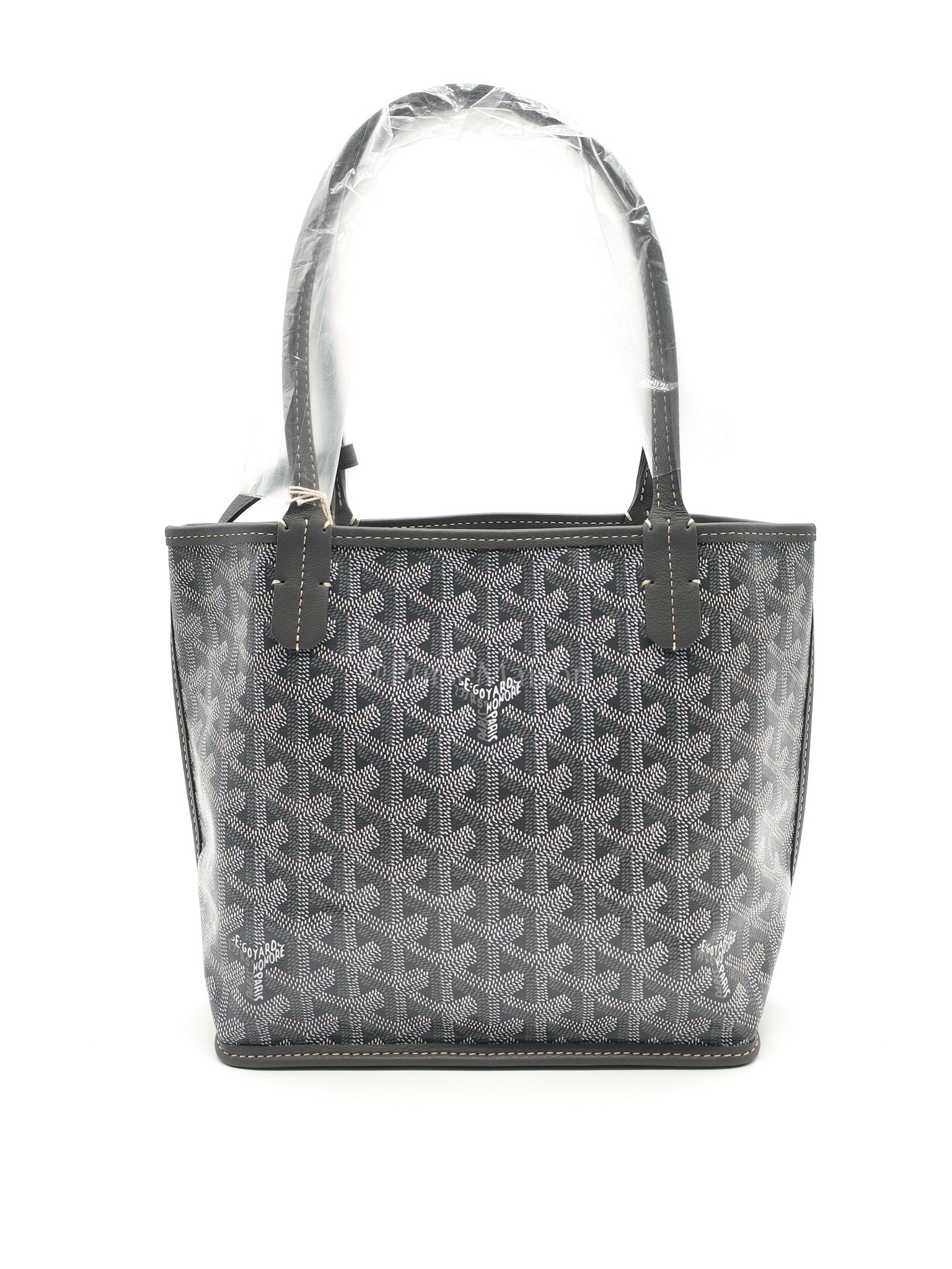 Mini Anjou Gray in Goyardine Canvas Tote Bag | Purse Maison Luxury Bags Shop