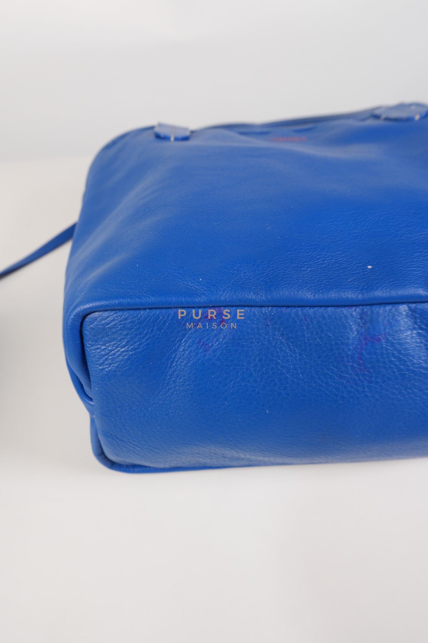 Mini Anjou in Blue Goyardine Canvas | Purse Maison Luxury Bags Shop