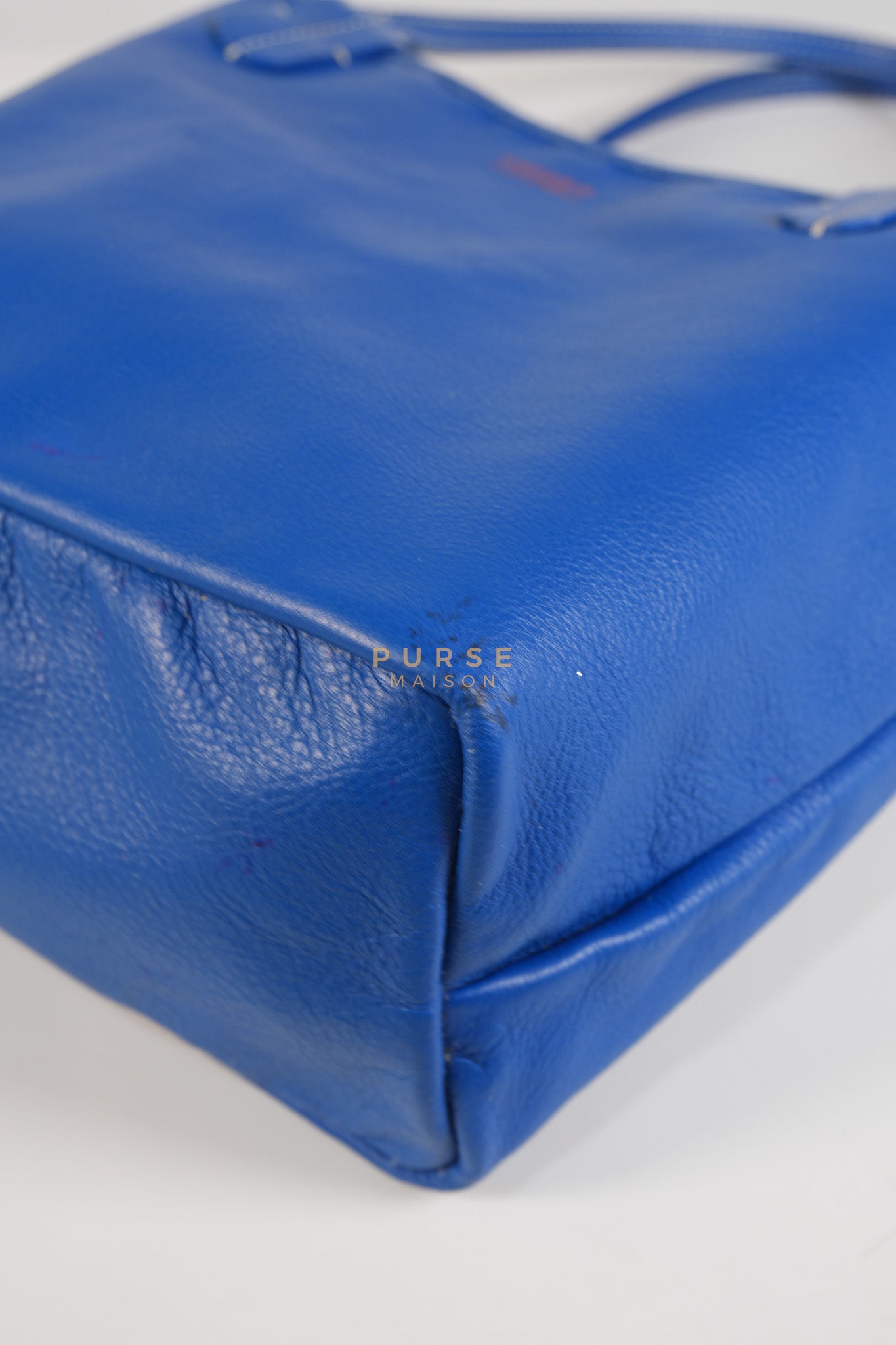 Mini Anjou in Blue Goyardine Canvas | Purse Maison Luxury Bags Shop