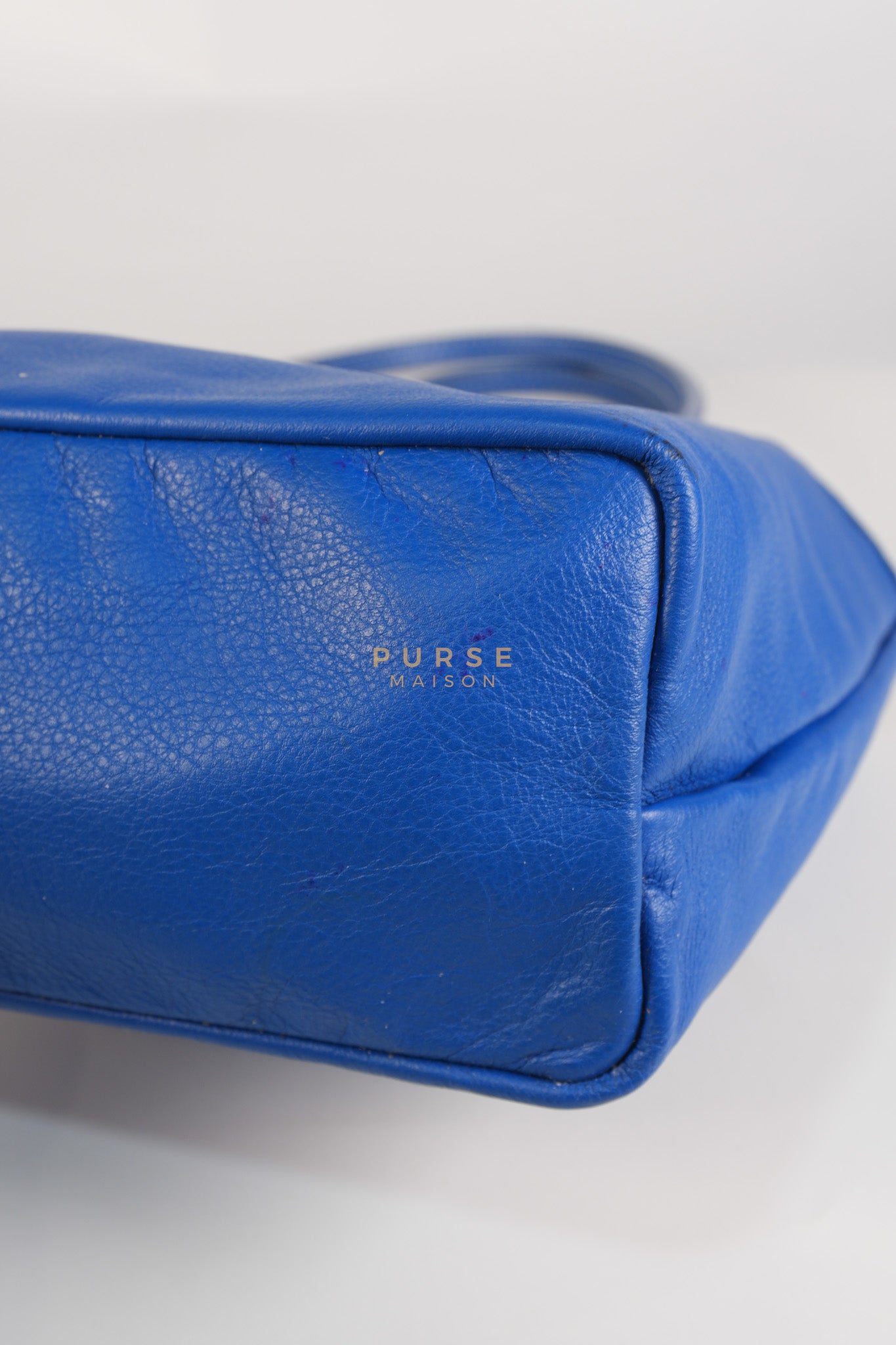 Mini Anjou in Blue Goyardine Canvas | Purse Maison Luxury Bags Shop