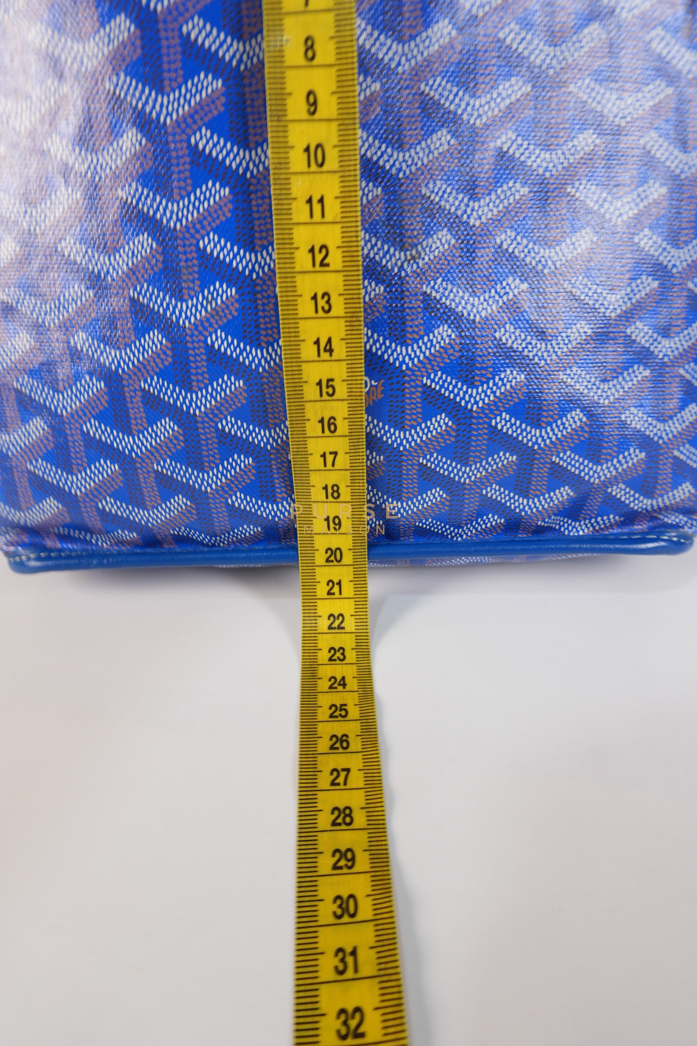 Mini Anjou in Blue Goyardine Canvas | Purse Maison Luxury Bags Shop